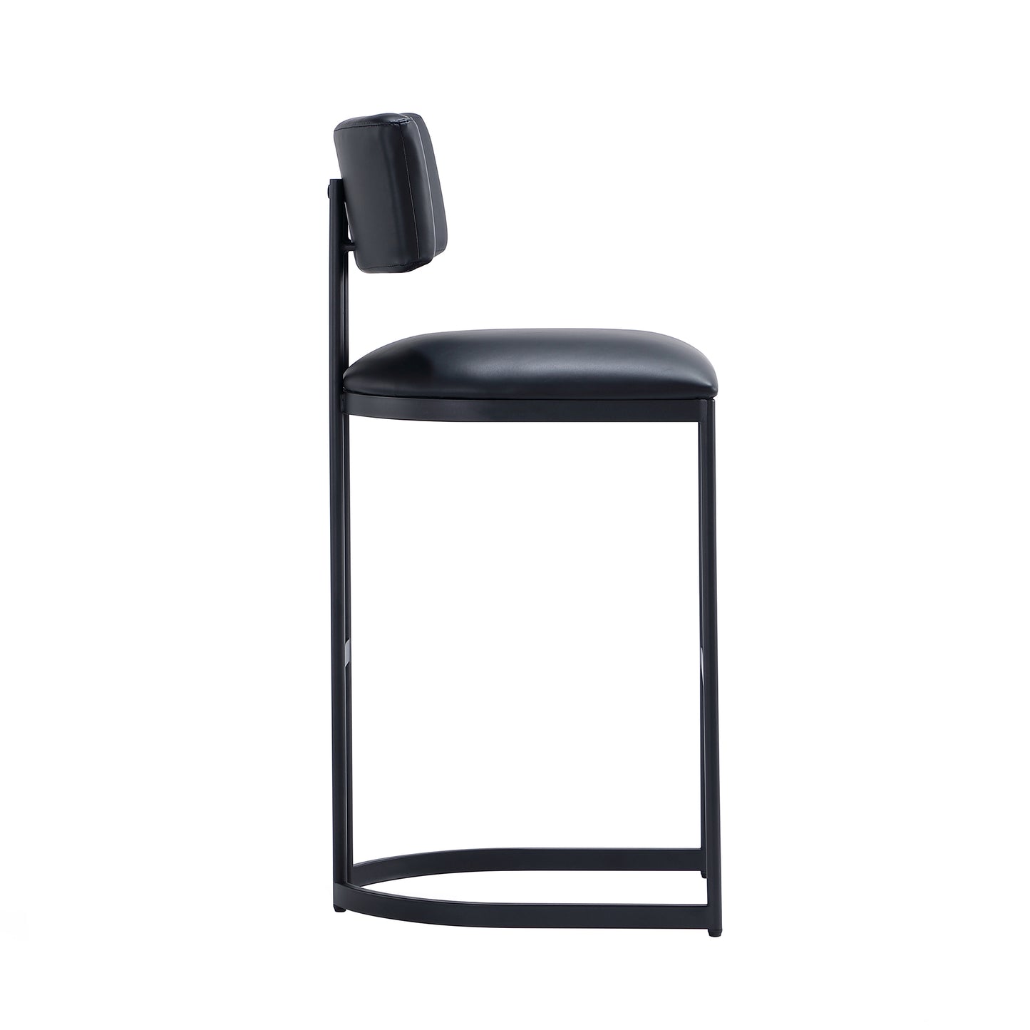 Juno Contemporary Modern Metal Barstool in Black BS1641-3