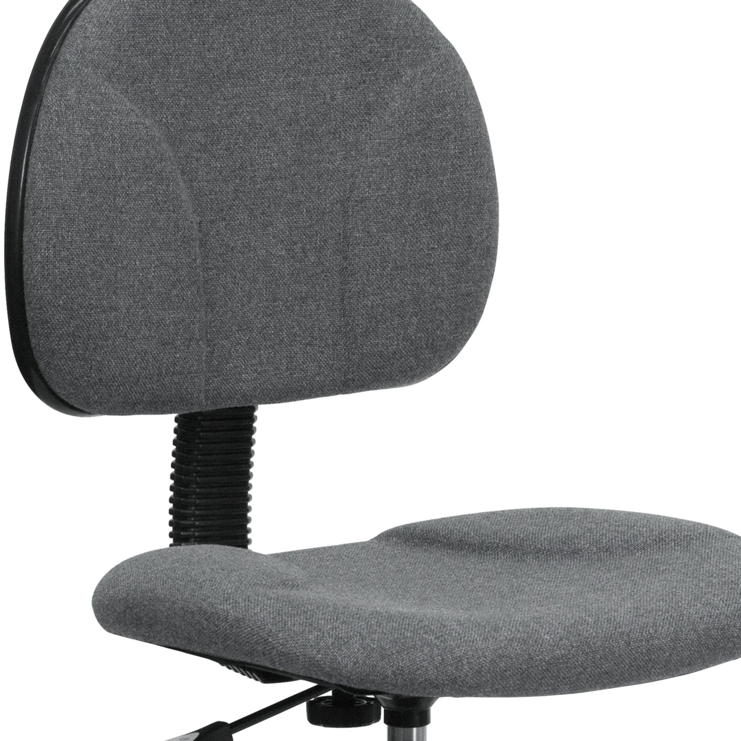 Bruce Gray Patterned Fabric Adjustable Height Drafting Chair with Adjustable Foot Ring Gray