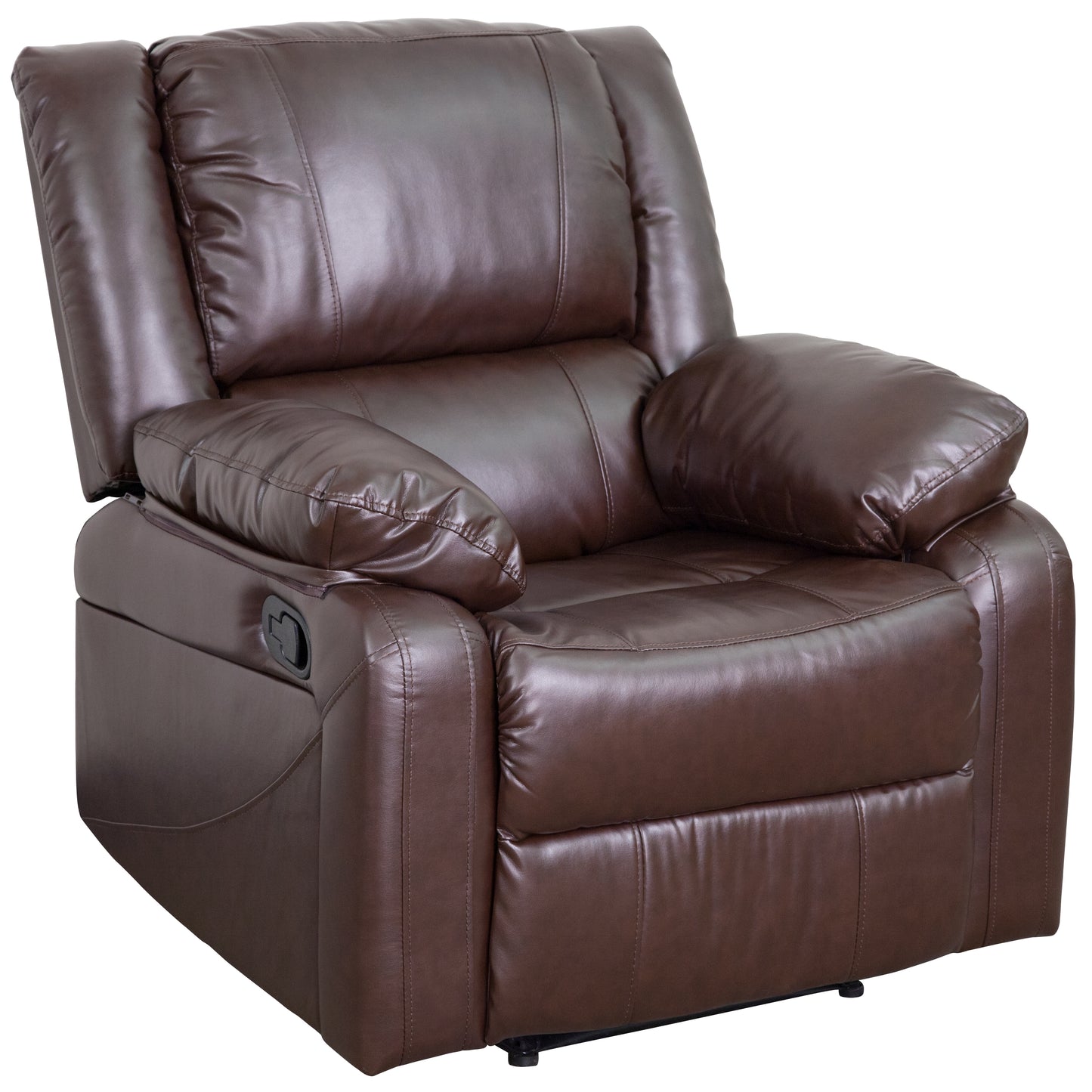 Harmony Series Brown LeatherSoft Recliner Brown LeatherSoft