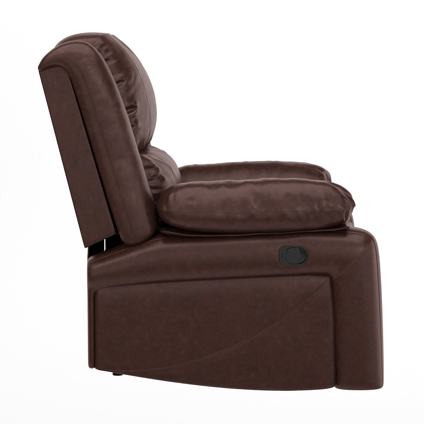Harmony Series Brown LeatherSoft Recliner Brown LeatherSoft