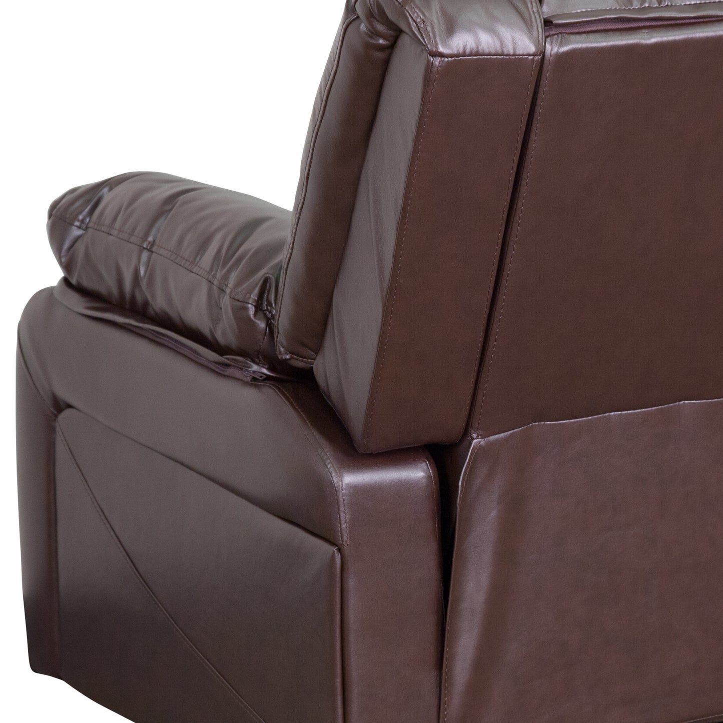 Harmony Series Brown LeatherSoft Recliner Brown LeatherSoft