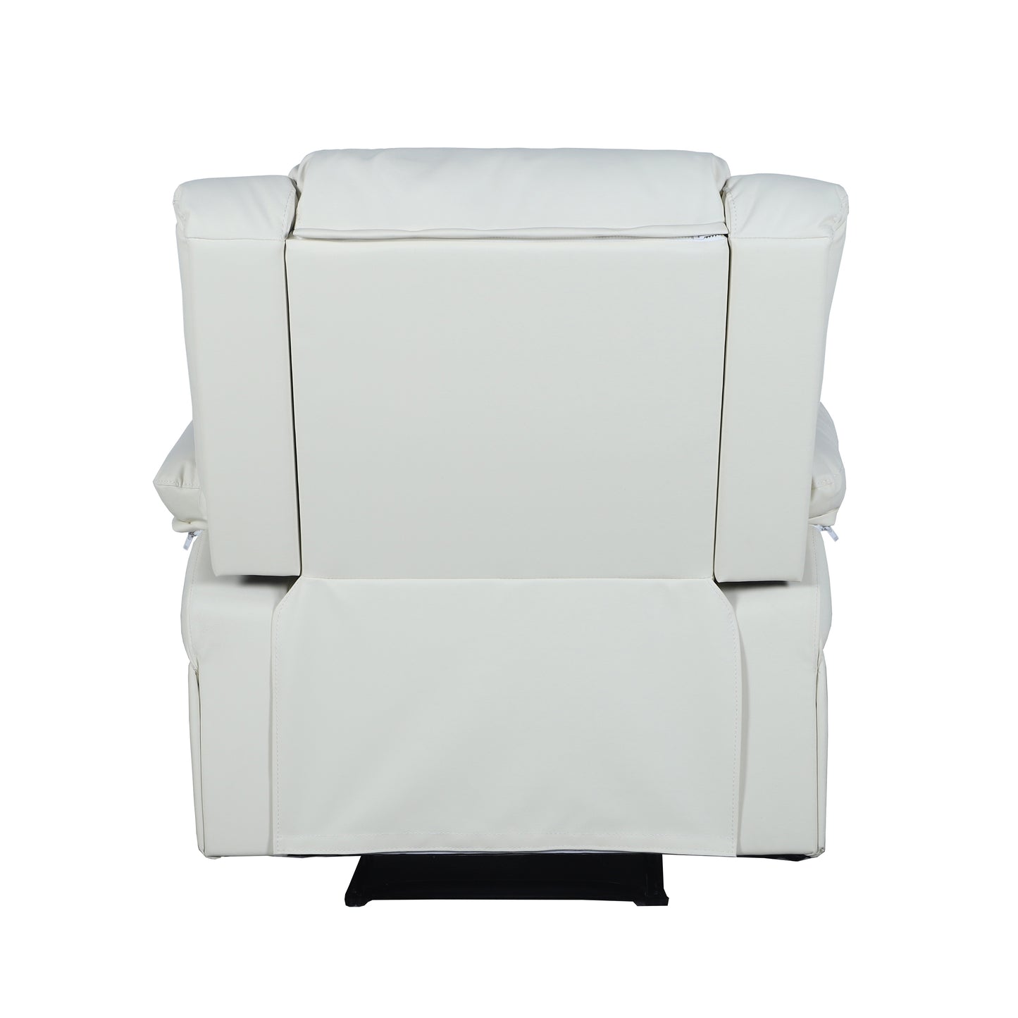 Harmony Series Cream LeatherSoft Recliner Cream LeatherSoft