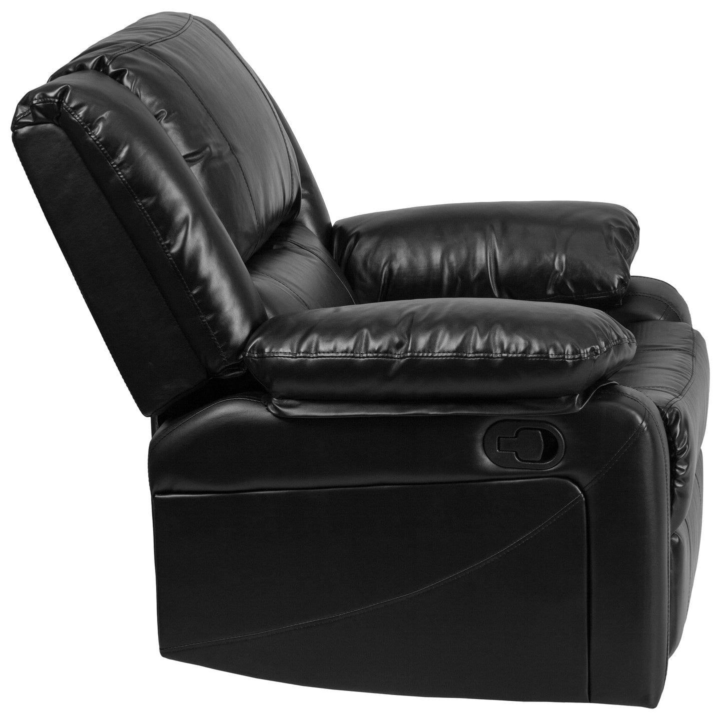 Harmony Series Black LeatherSoft Recliner Black LeatherSoft