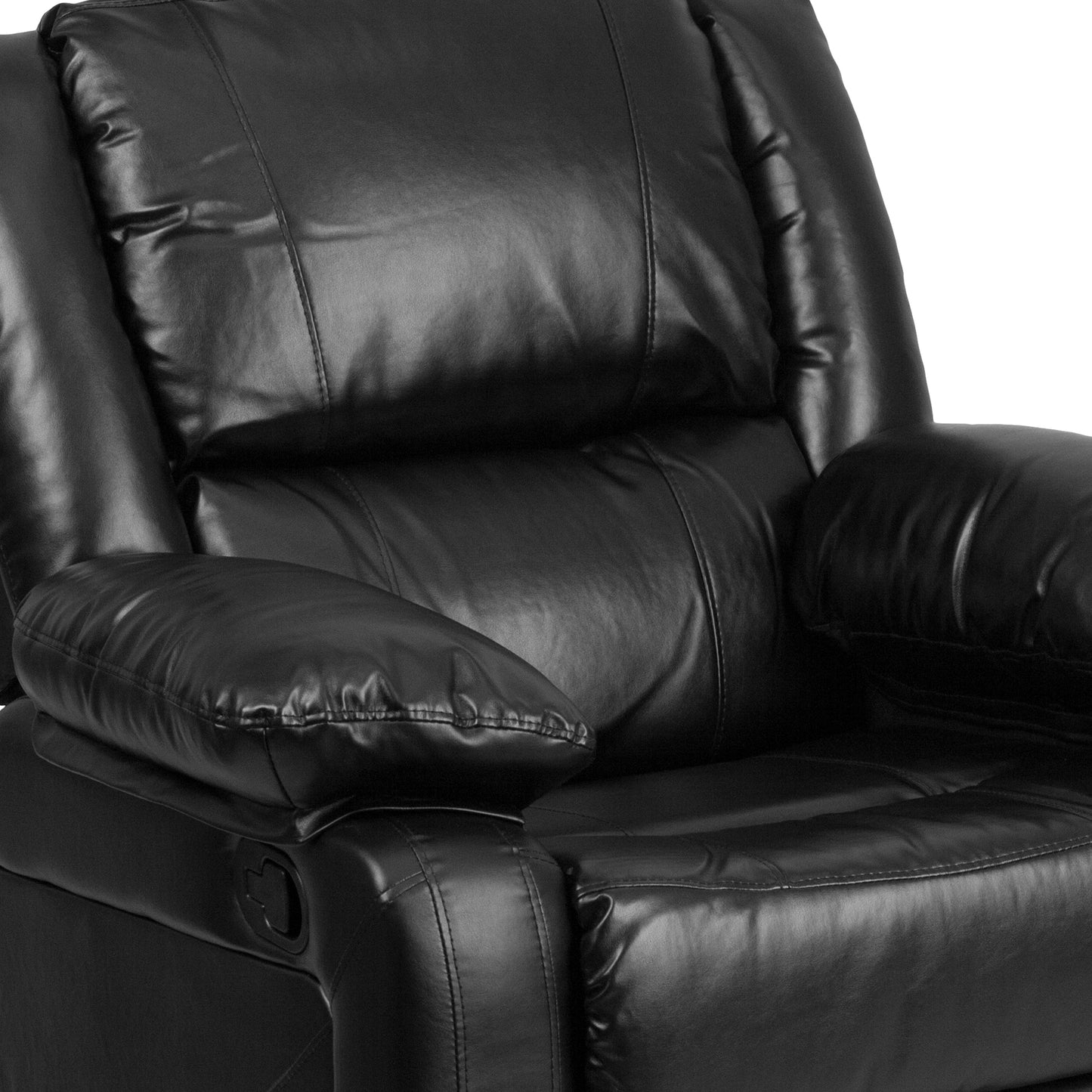Harmony Series Black LeatherSoft Recliner Black LeatherSoft