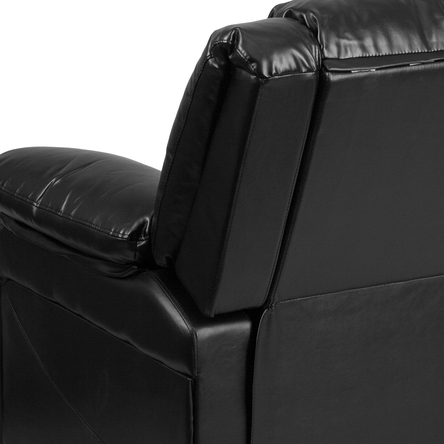 Harmony Series Black LeatherSoft Recliner Black LeatherSoft
