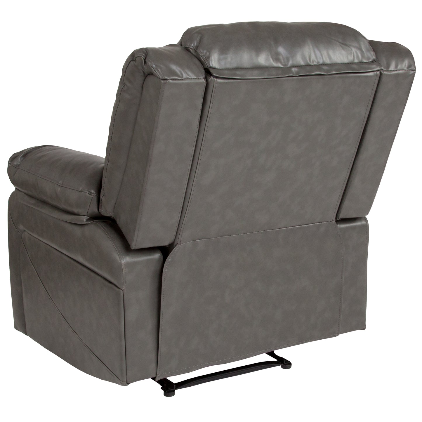 Harmony Series Gray LeatherSoft Recliner Gray LeatherSoft