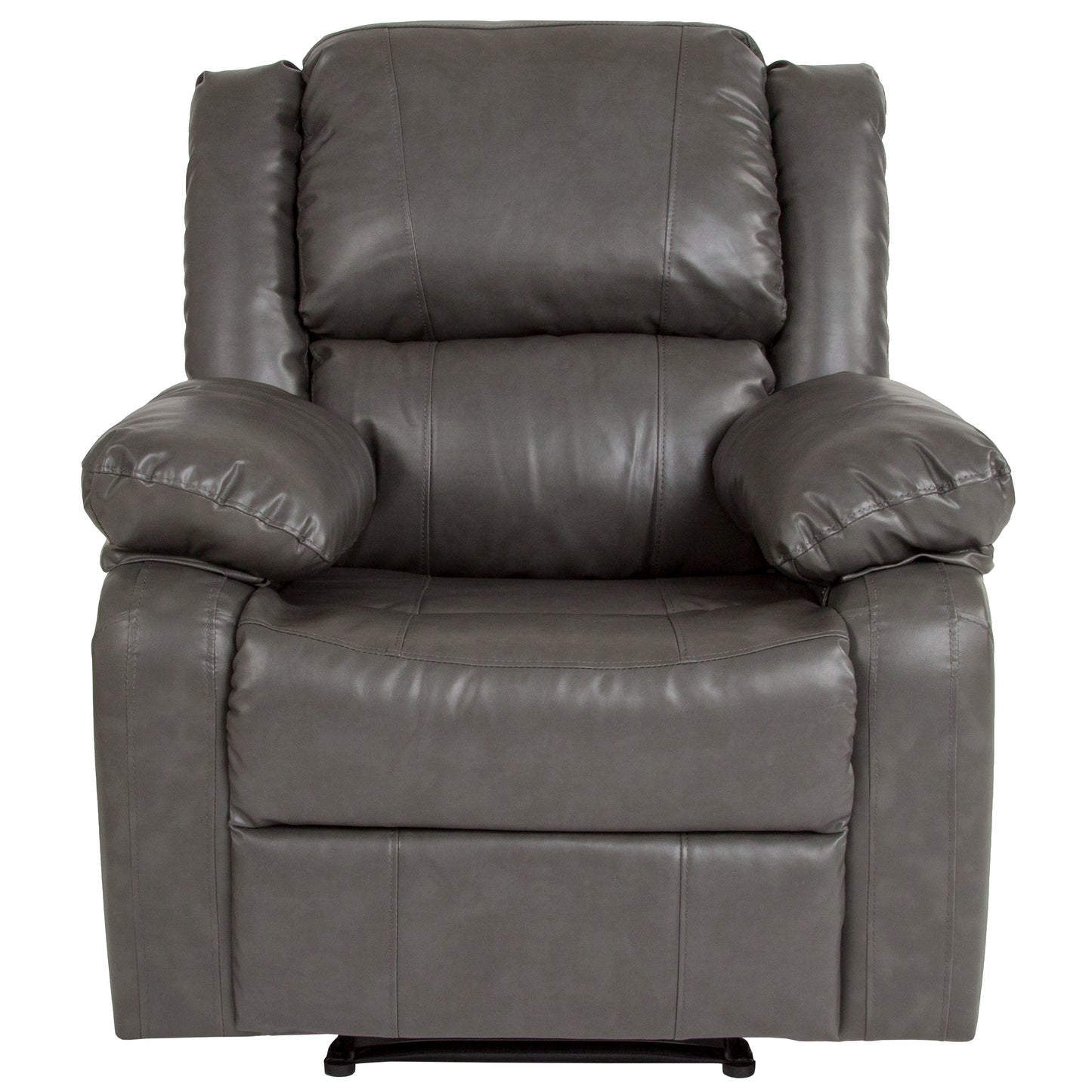 Harmony Series Gray LeatherSoft Recliner Gray LeatherSoft