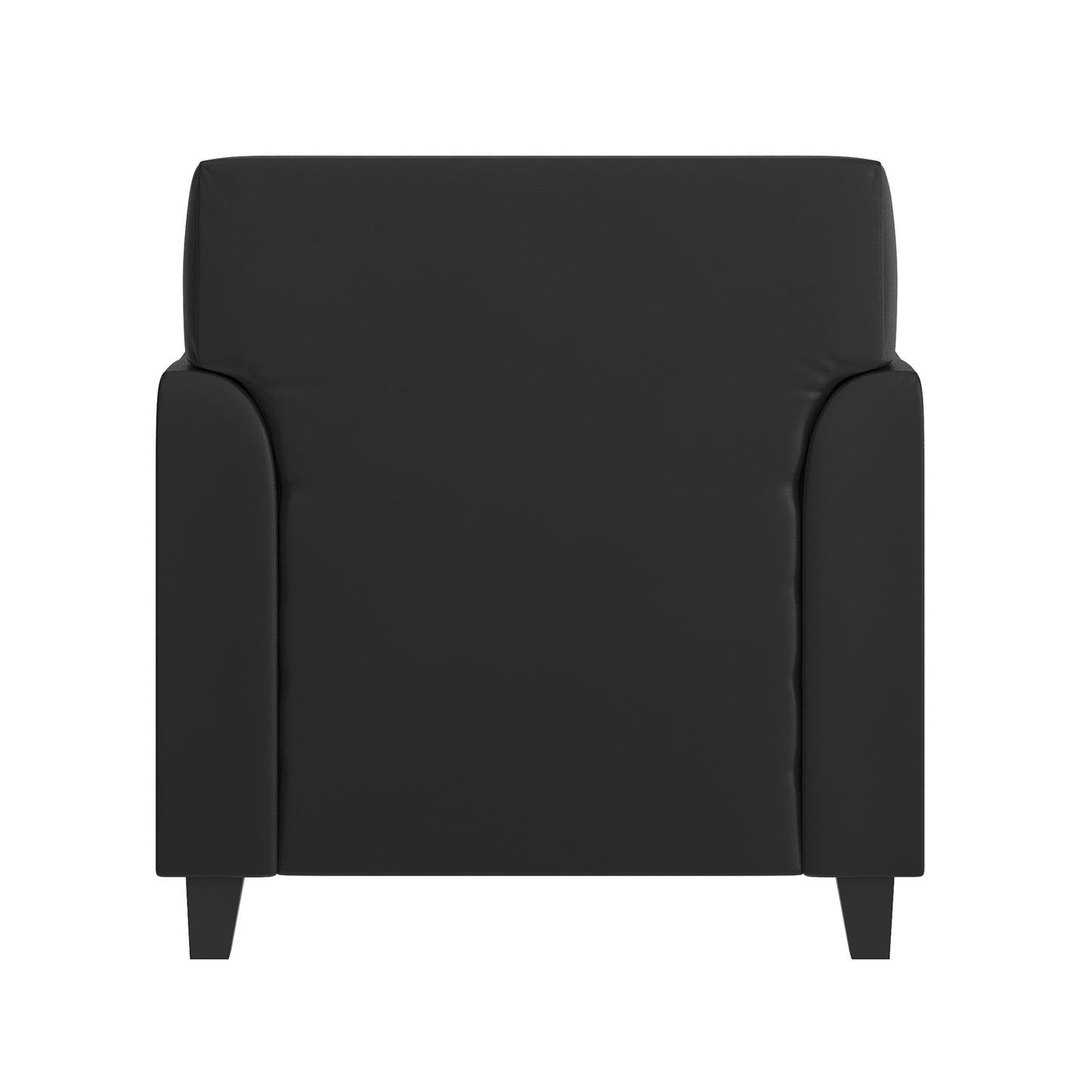 HERCULES Diplomat Series Black LeatherSoft Chair Black