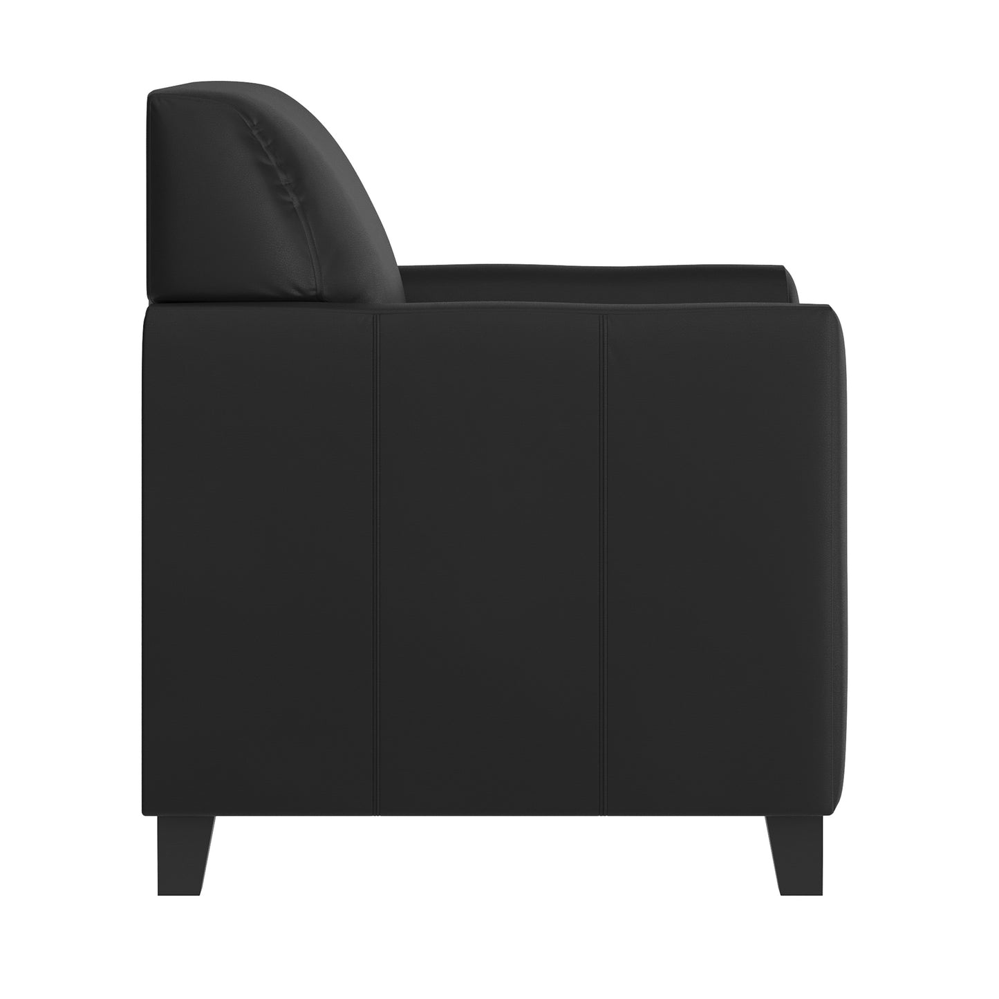 HERCULES Diplomat Series Black LeatherSoft Chair Black