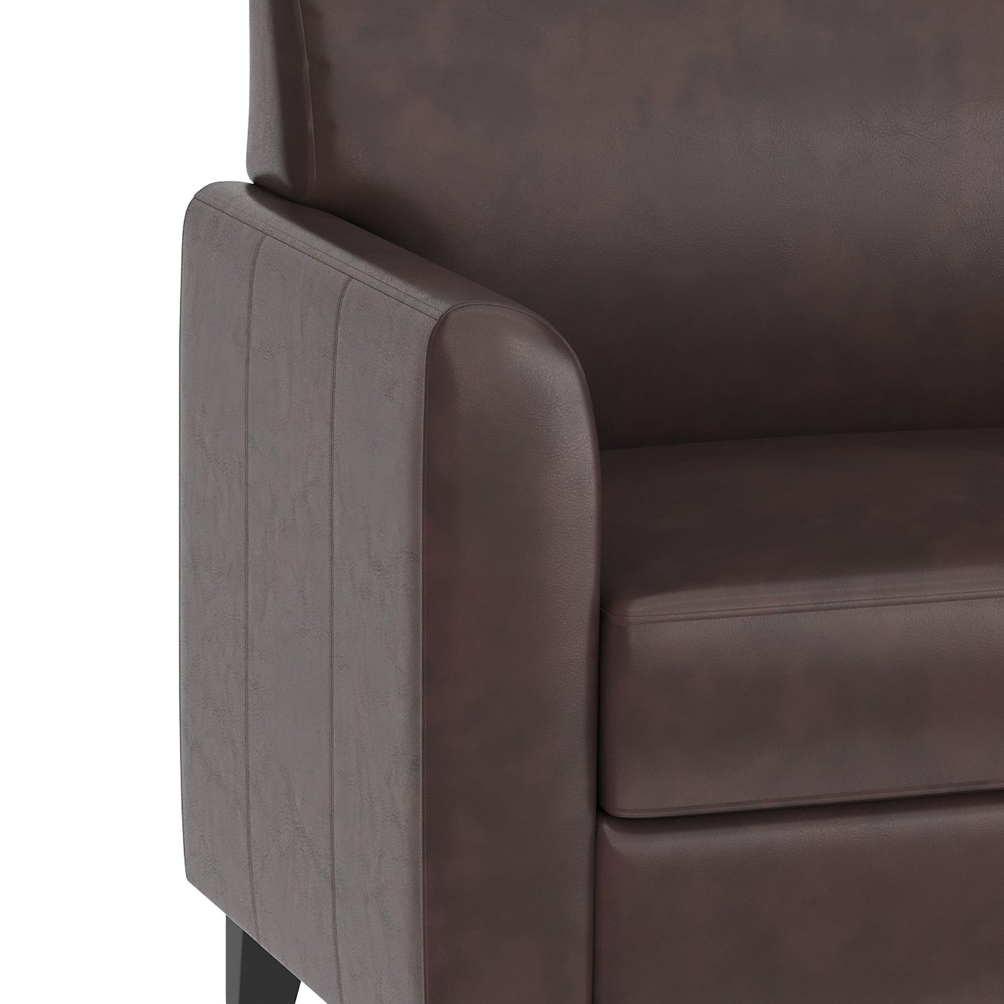 HERCULES Diplomat Series Brown LeatherSoft Chair Brown BT-827-1-BN-GG