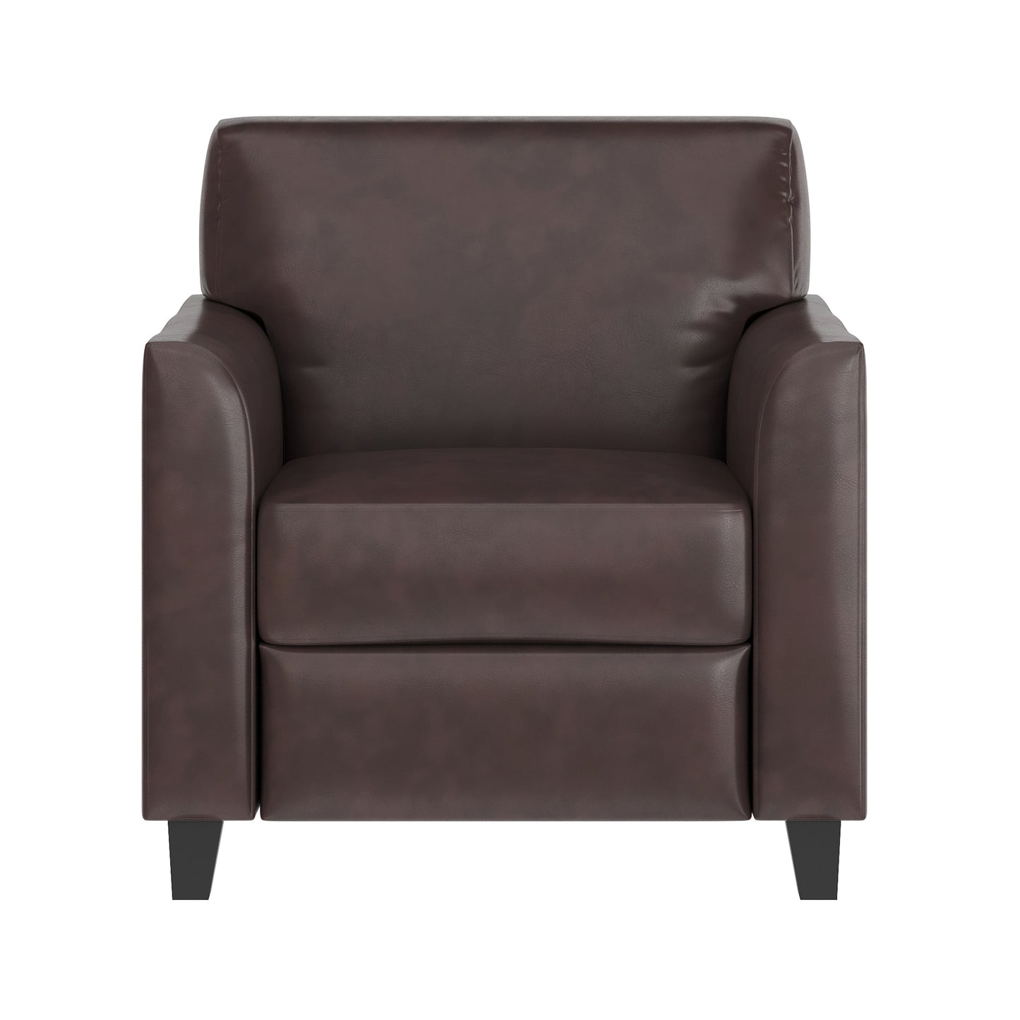HERCULES Diplomat Series Brown LeatherSoft Chair Brown BT-827-1-BN-GG