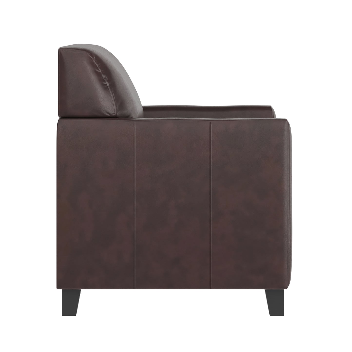 HERCULES Diplomat Series Brown LeatherSoft Chair Brown BT-827-1-BN-GG
