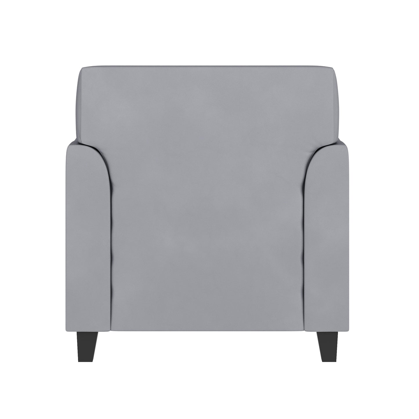 HERCULES Diplomat Series Gray LeatherSoft Chair Gray