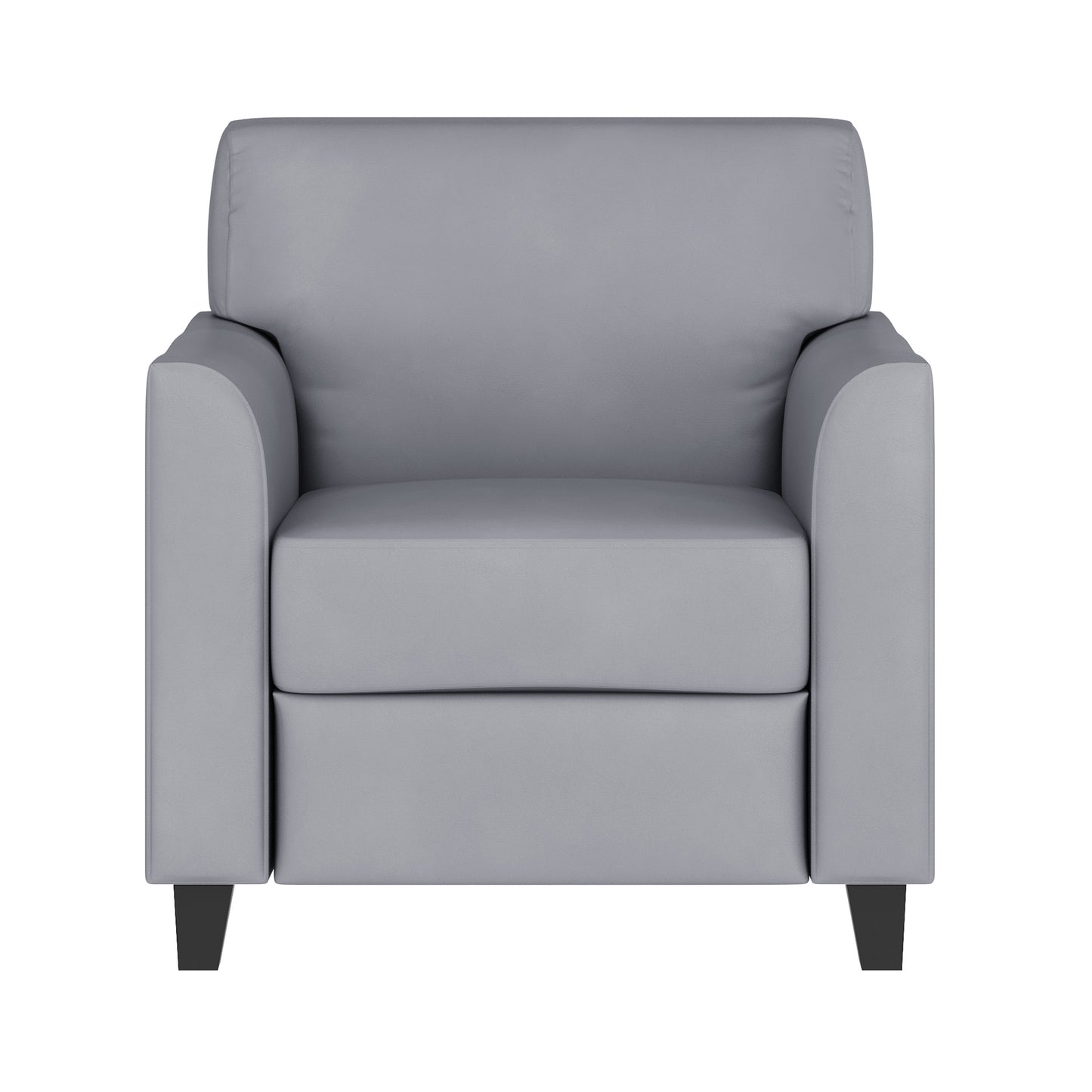 HERCULES Diplomat Series Gray LeatherSoft Chair Gray