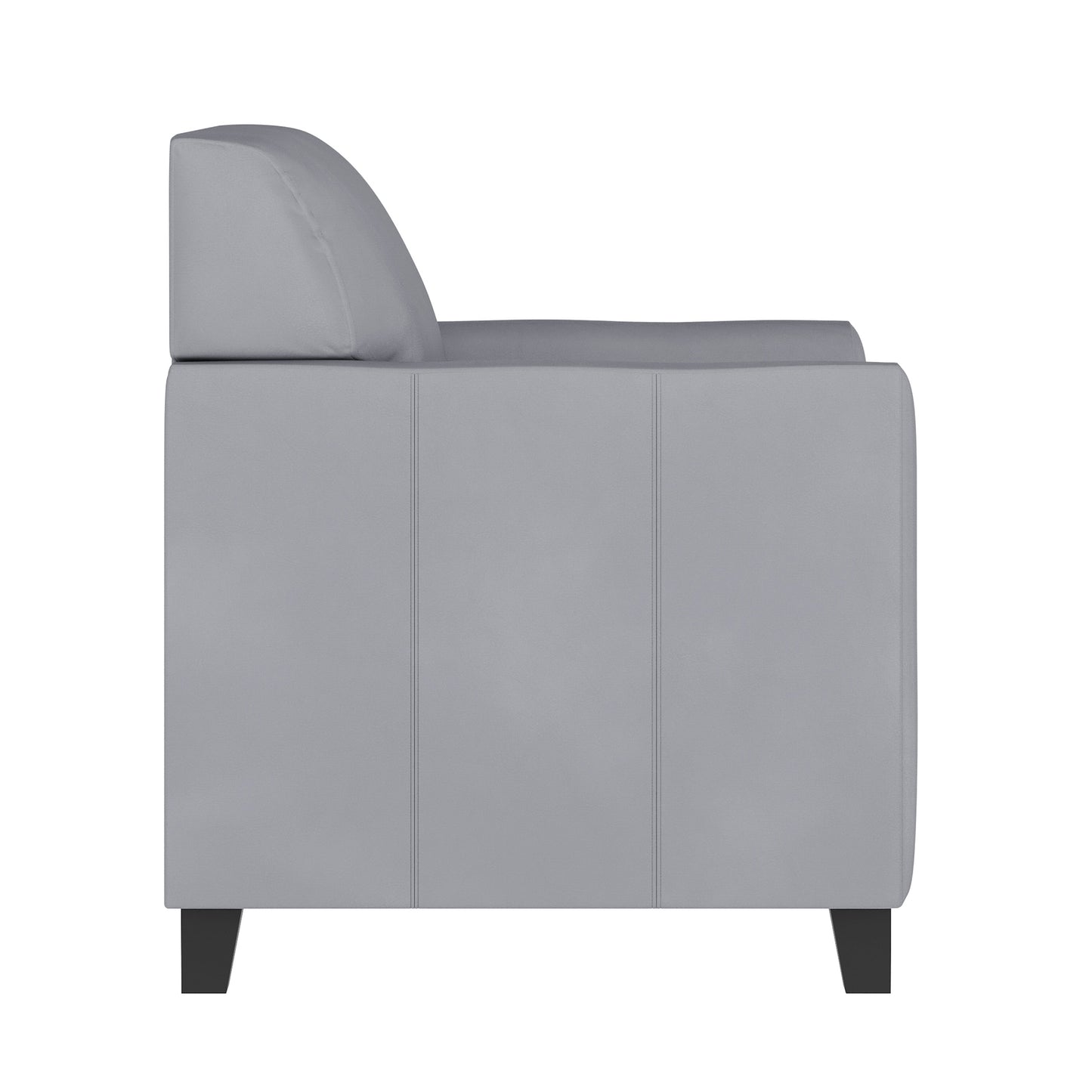 HERCULES Diplomat Series Gray LeatherSoft Chair Gray