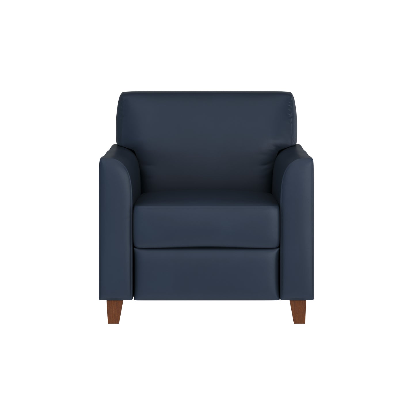 HERCULES Diplomat Series Navy LeatherSoft Chair Navy BT-827-1-NVY-GG