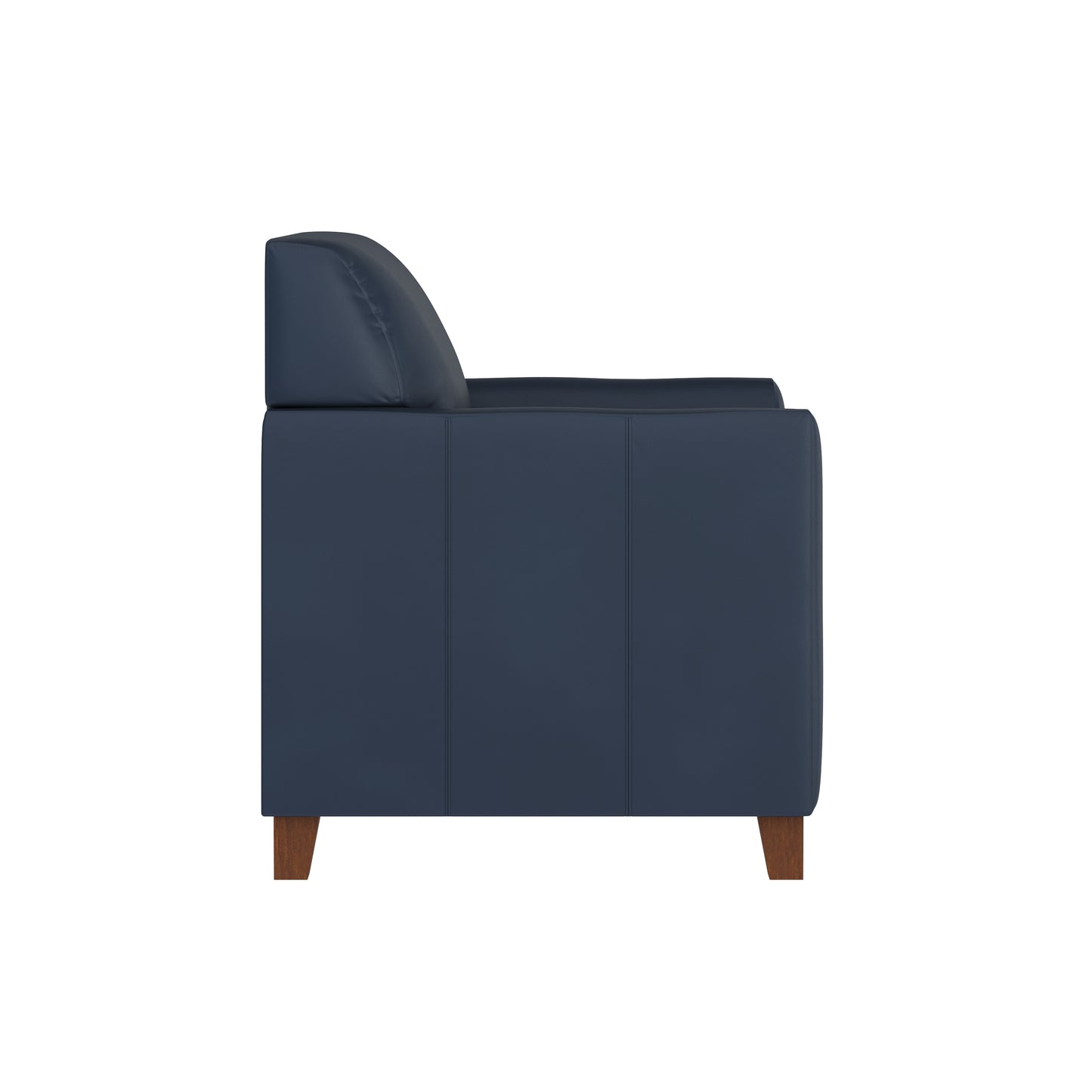 HERCULES Diplomat Series Navy LeatherSoft Chair Navy BT-827-1-NVY-GG