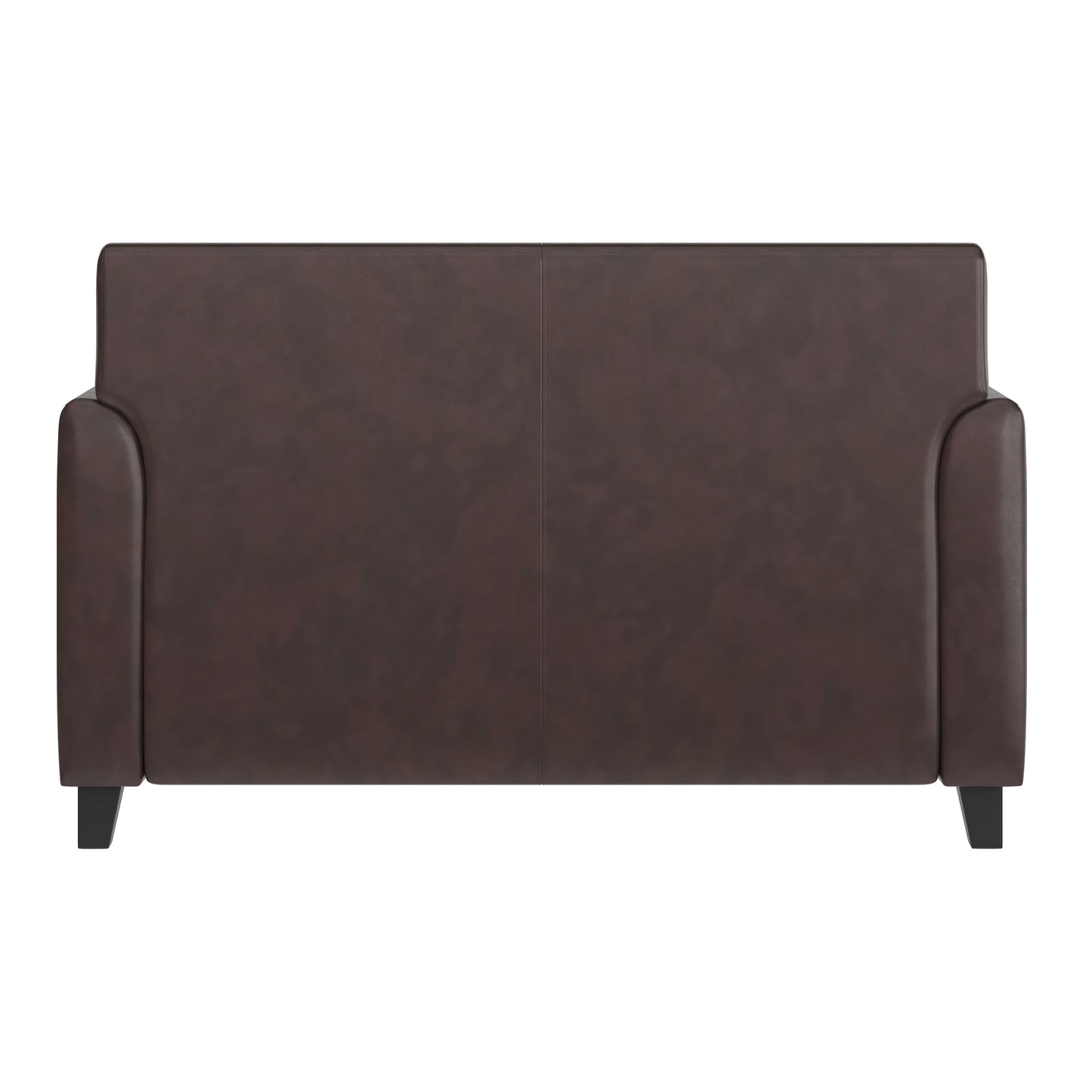 HERCULES Diplomat Series Brown LeatherSoft Loveseat Brown