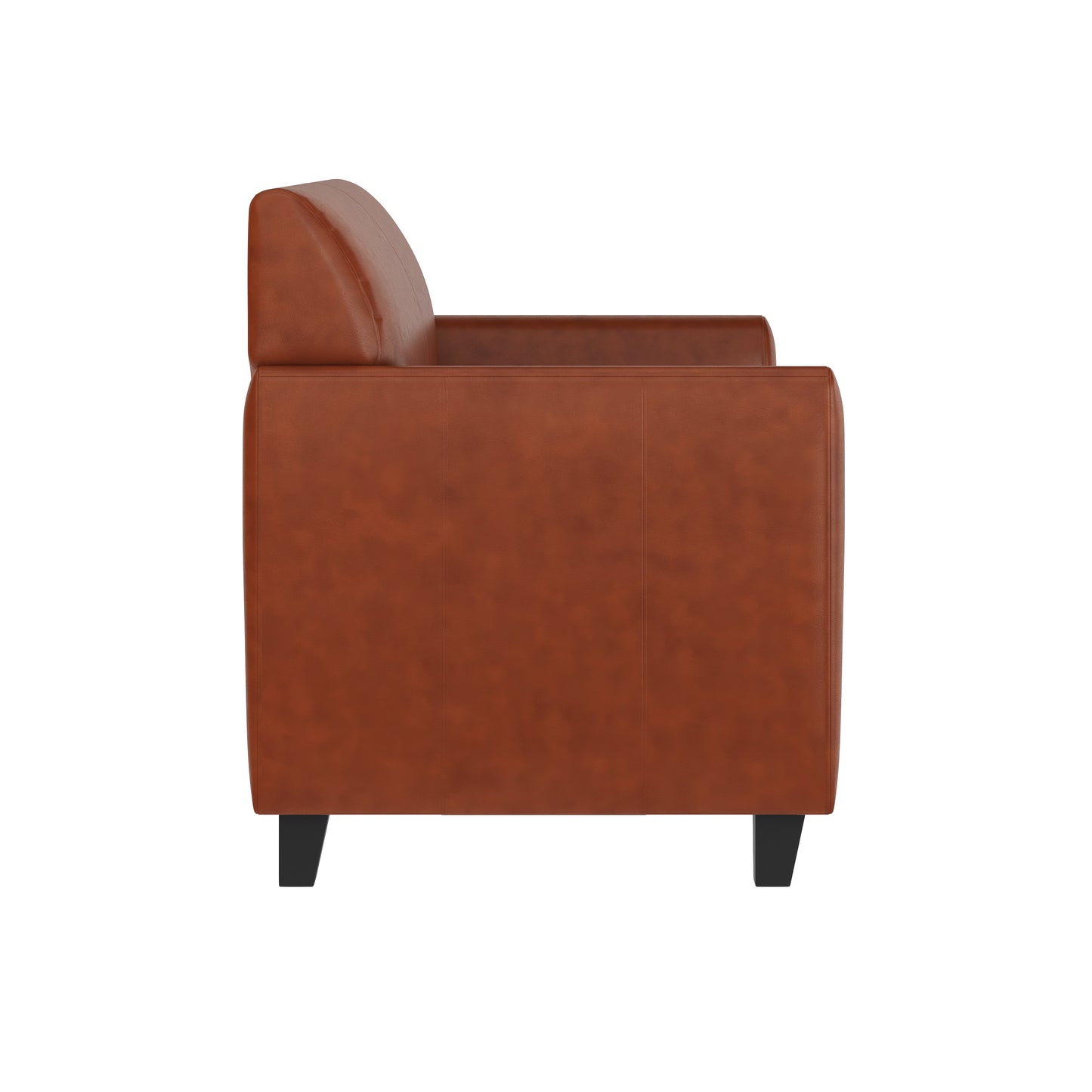HERCULES Diplomat Series Cognac LeatherSoft Loveseat Cognac