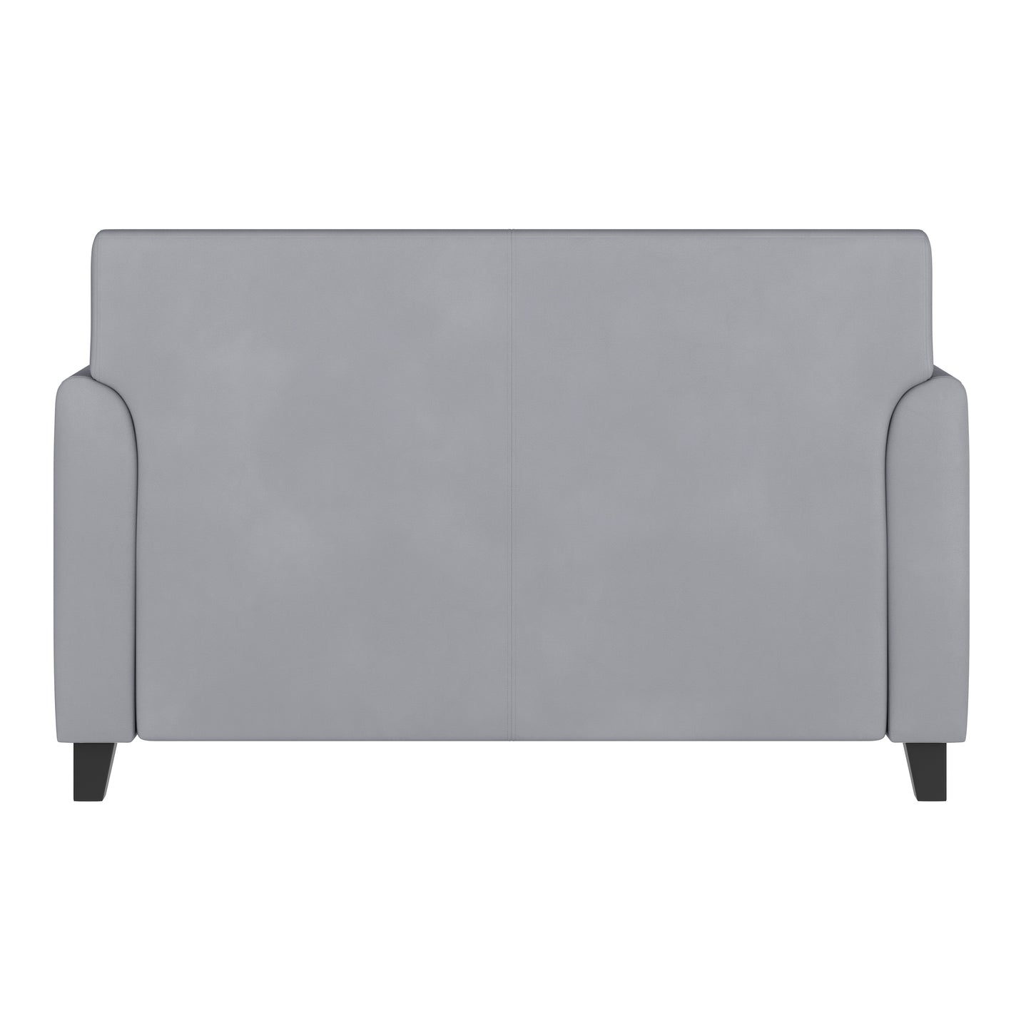 HERCULES Diplomat Series Gray LeatherSoft Loveseat Gray