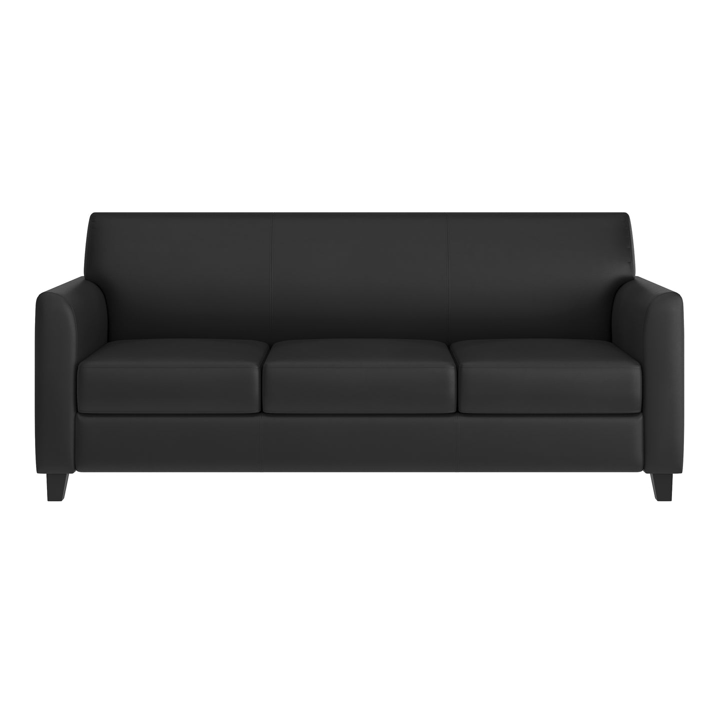 HERCULES Diplomat Series Black LeatherSoft Sofa Black