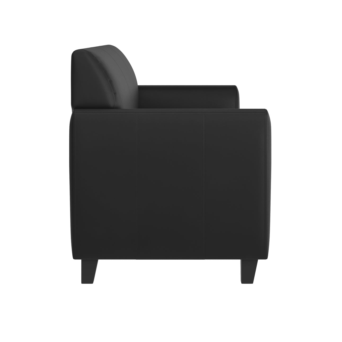 HERCULES Diplomat Series Black LeatherSoft Sofa Black