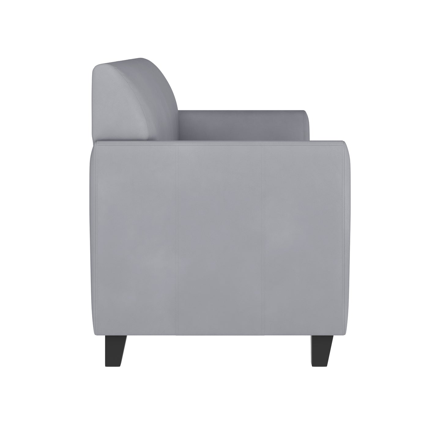 HERCULES Diplomat Series Gray LeatherSoft Sofa Gray