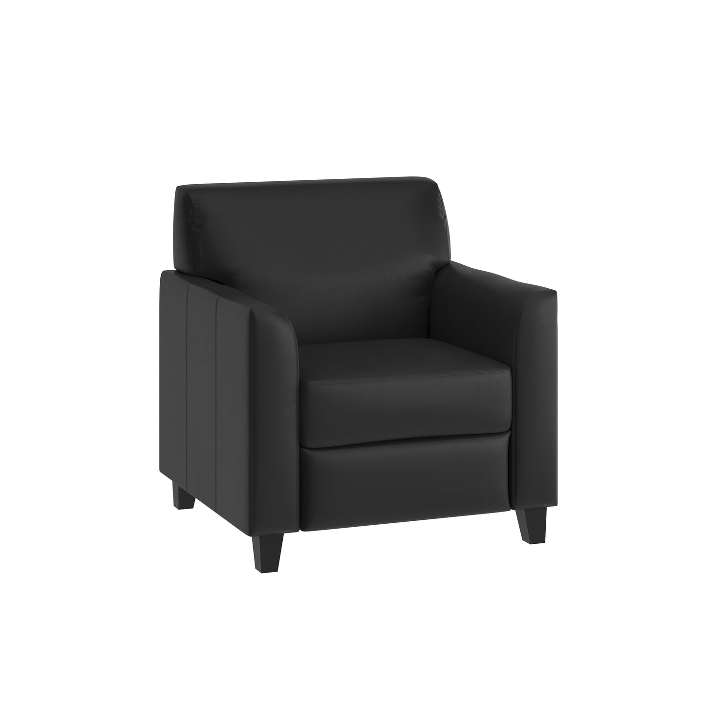 HERCULES Diplomat Series Reception Set in Black LeatherSoft Black