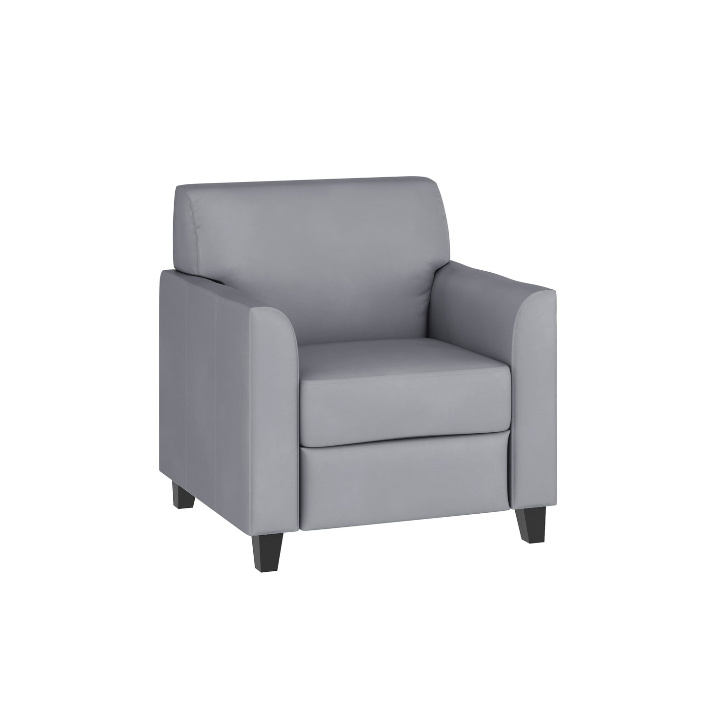 HERCULES Diplomat Series Reception Set in Gray LeatherSoft Gray