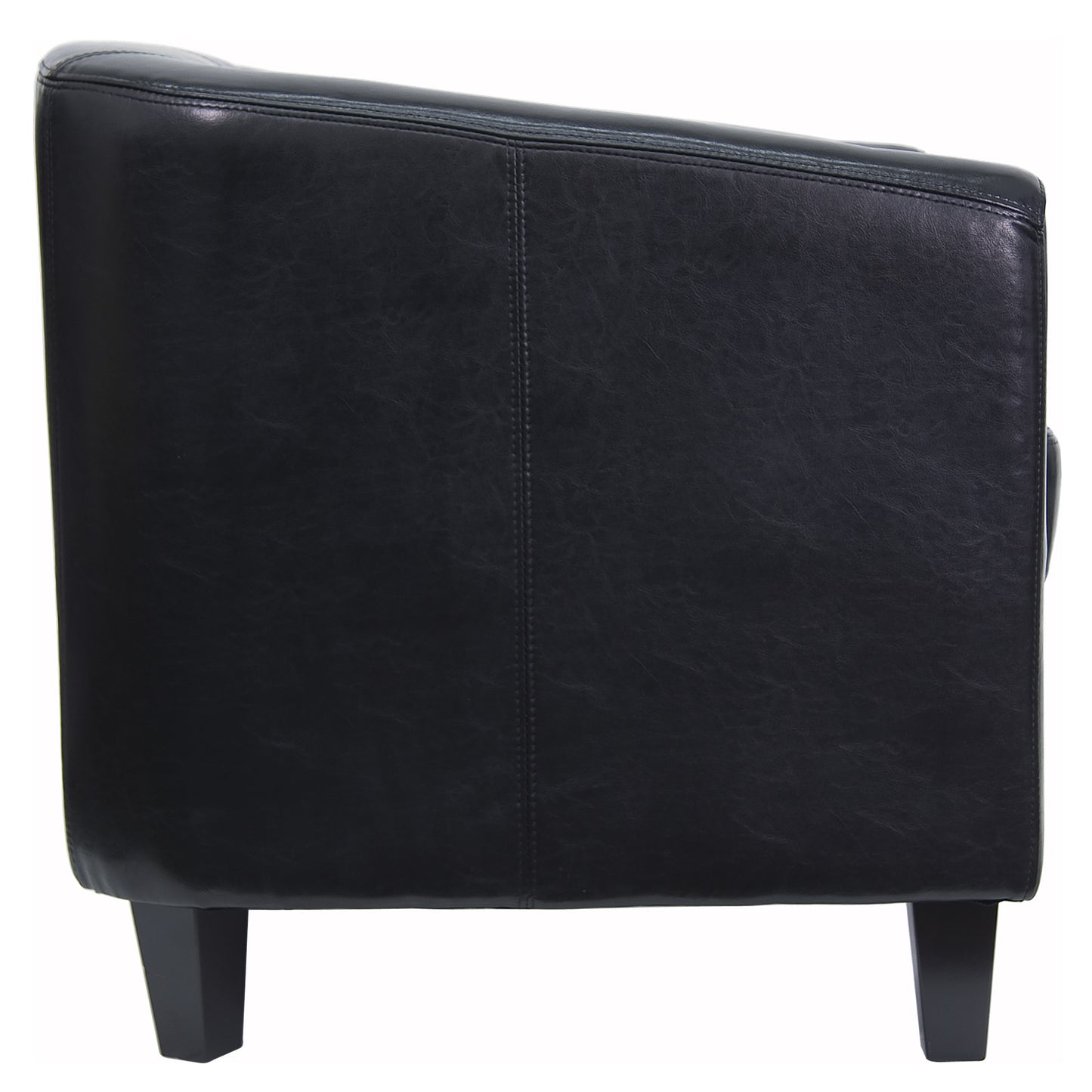 Katie Black LeatherSoft Lounge Chair Black