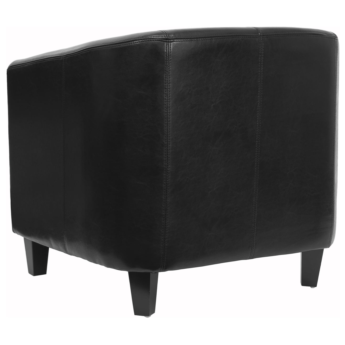 Katie Black LeatherSoft Lounge Chair Black