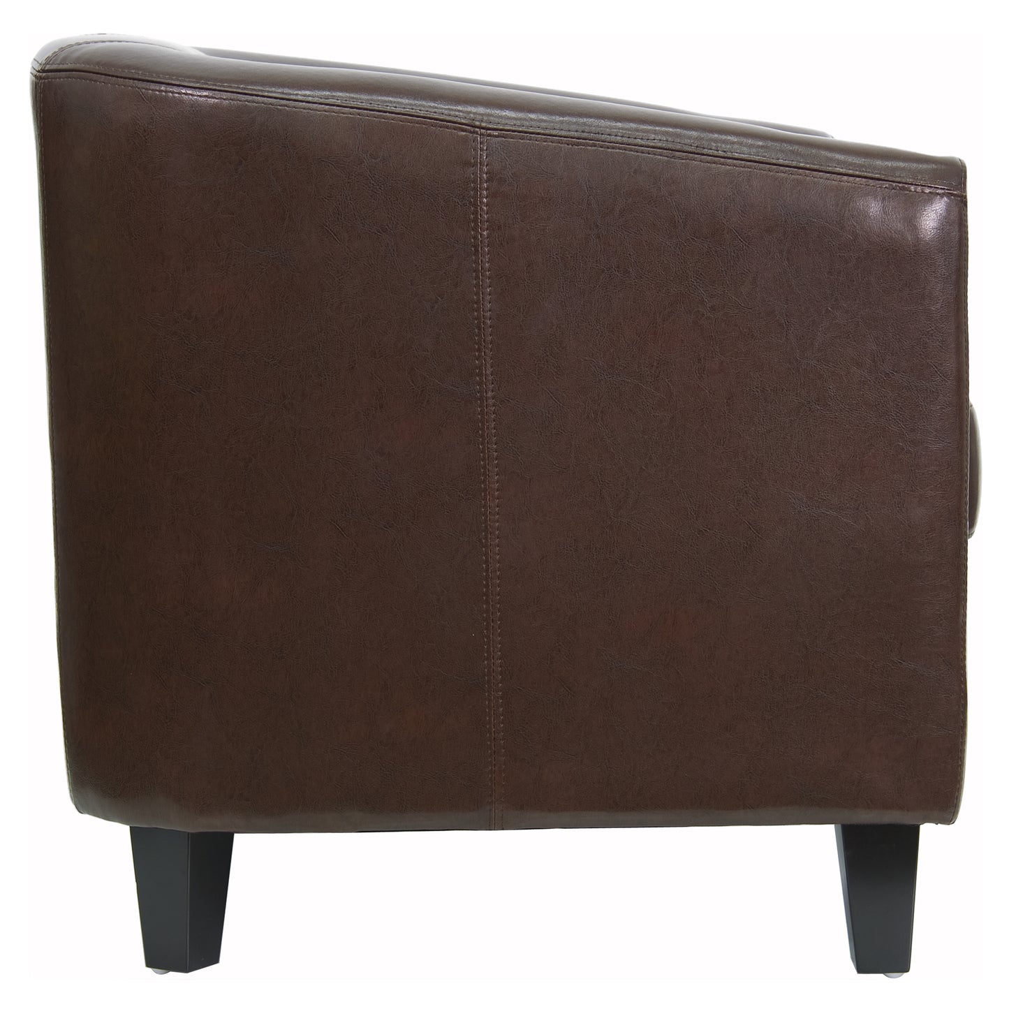 Katie Brown LeatherSoft Lounge Chair Brown