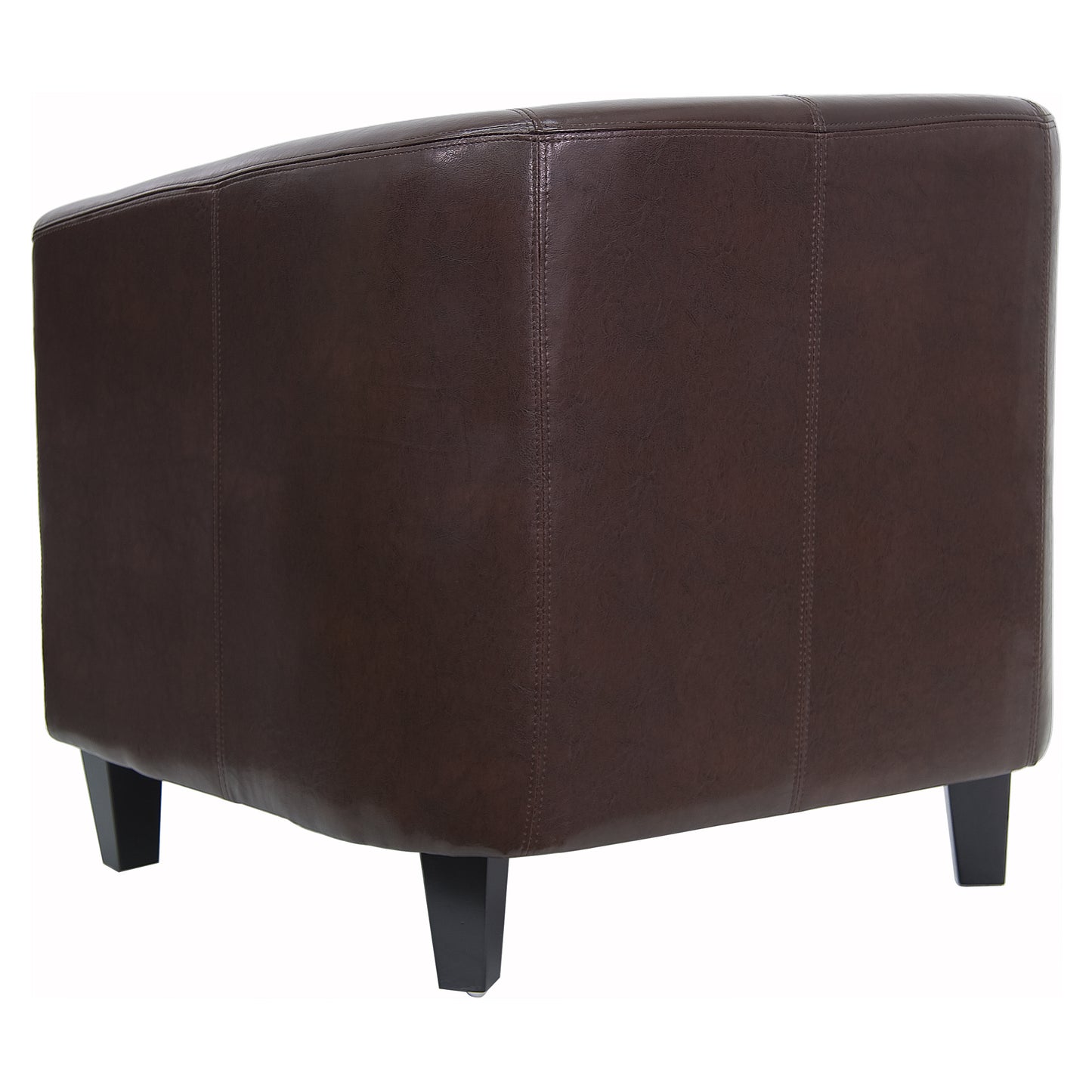 Katie Brown LeatherSoft Lounge Chair Brown