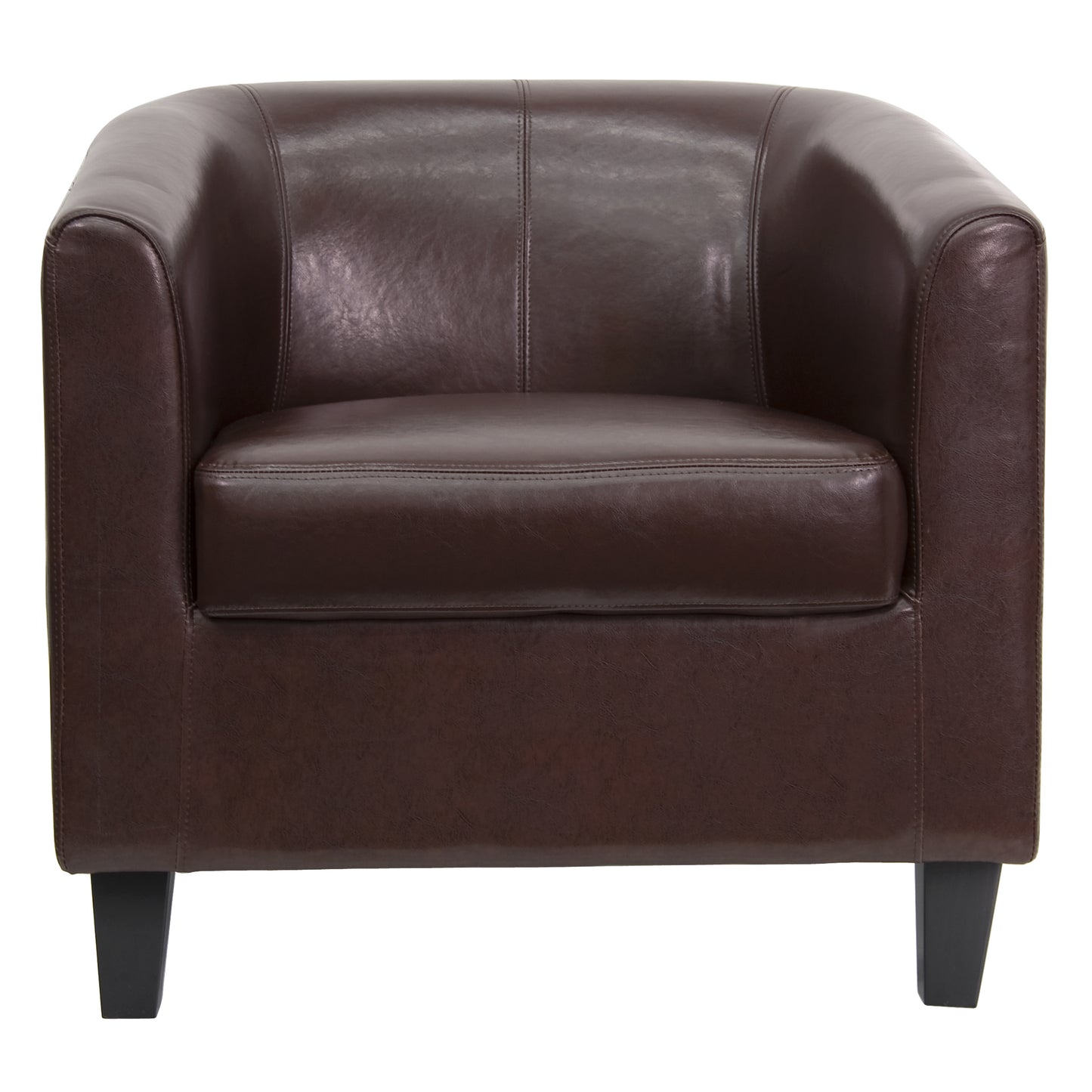 Katie Brown LeatherSoft Lounge Chair Brown