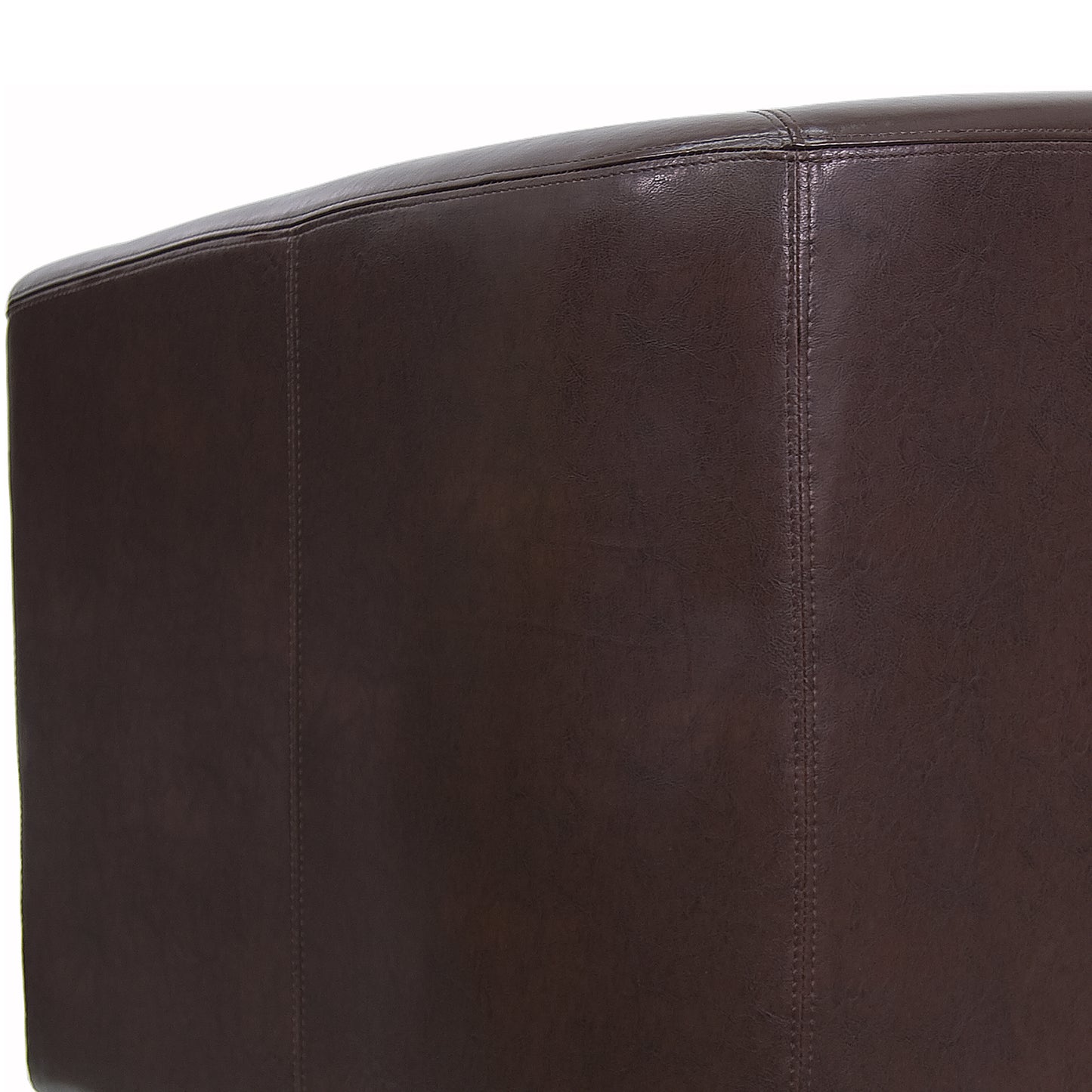 Katie Brown LeatherSoft Lounge Chair Brown