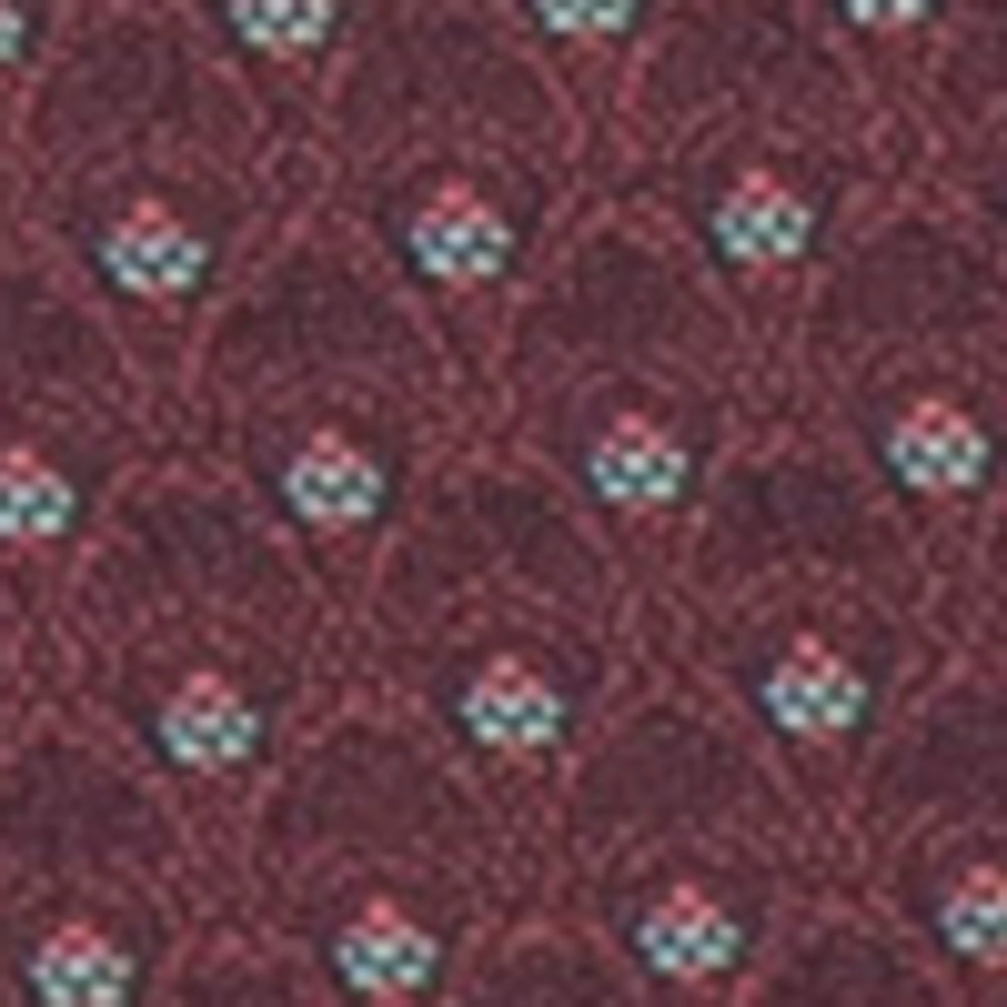 Advantage Premium Burgundy-patterned Crown Back Banquet Chair - Silver Vein Burgundy Patterned Fabric/Silver Vein Frame