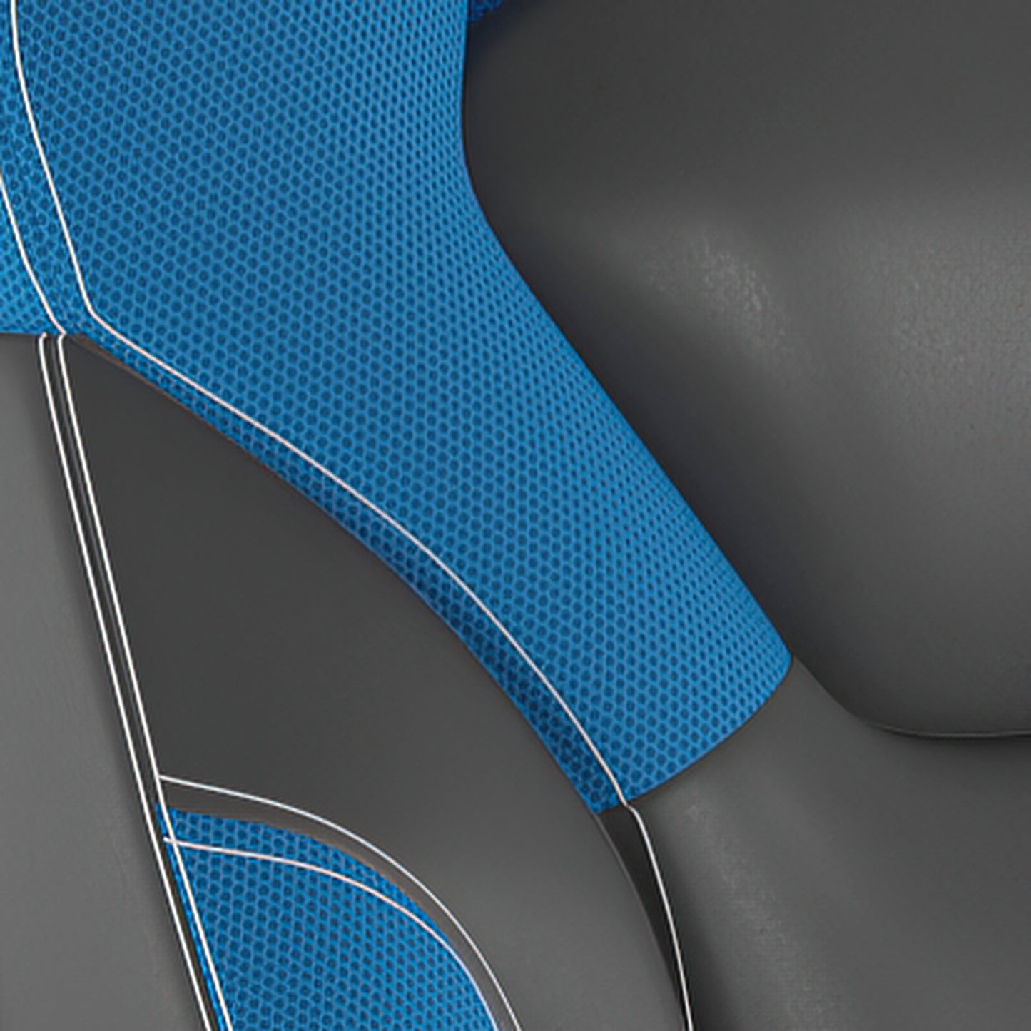 X10 Gaming Chair Racing Office Computer PC Adjustable Chair with Flip-up Arms and Transparent Roller Wheels, Blue/Black LeatherSoft Blue