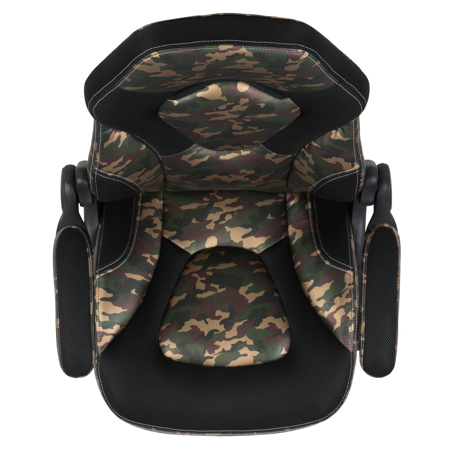 X10 Gaming Chair, Racing Style Ergonomic Office Chair, Height Adjustable Swivel Computer Chair with Flip-Up Arms, Camouflage/Black LeatherSoft Camouflage