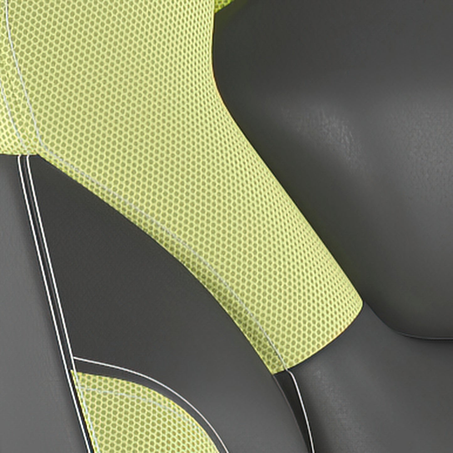 X10 Gaming Chair Racing Computer PC Adjustable Chair with Flip-up Arms and Transparent Roller Wheels, Neon Green/Black LeatherSoft Neon Green