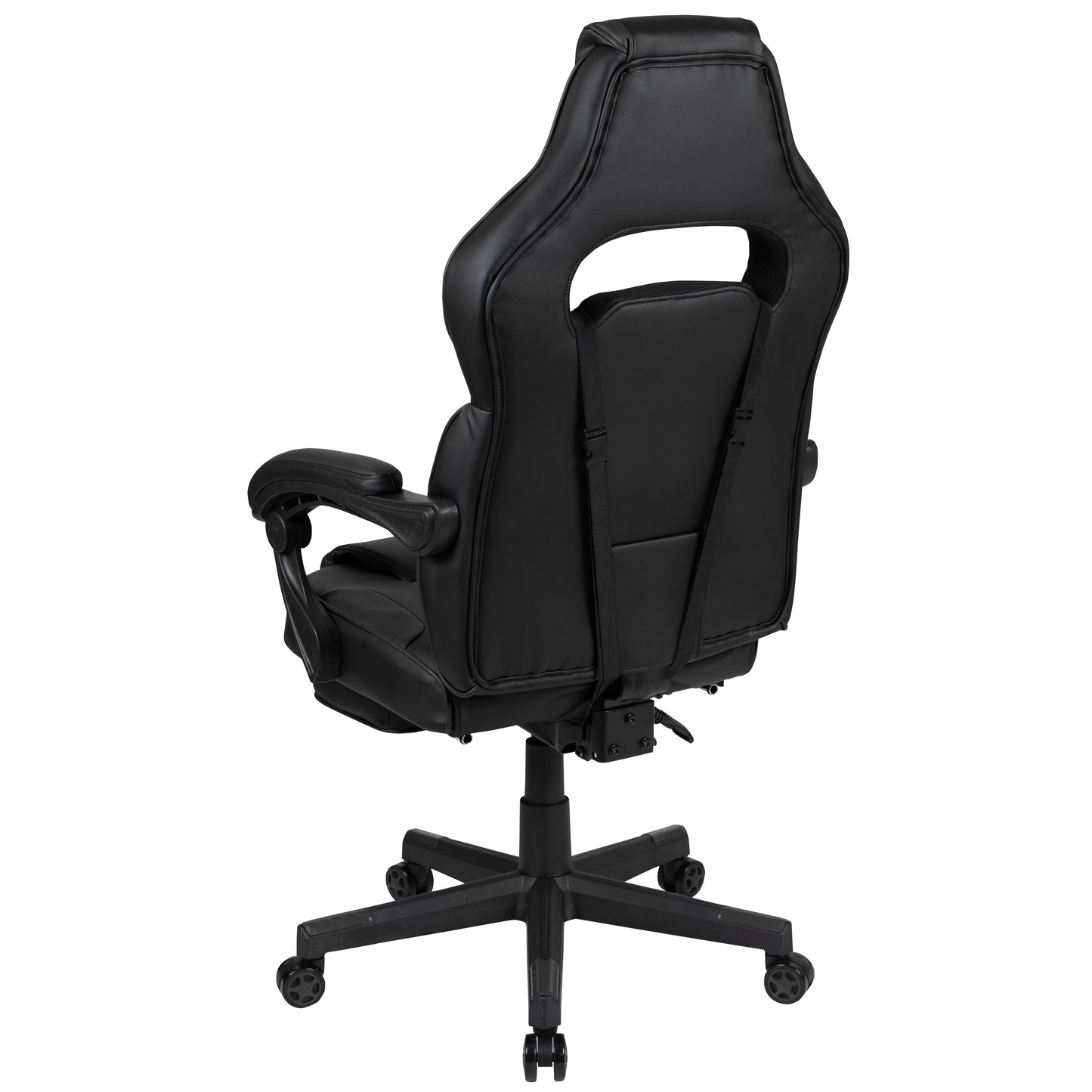 X40 Gaming Chair Racing Ergonomic Computer Chair with Fully Reclining Back/Arms, Slide-Out Footrest, Massaging Lumbar - Black Black