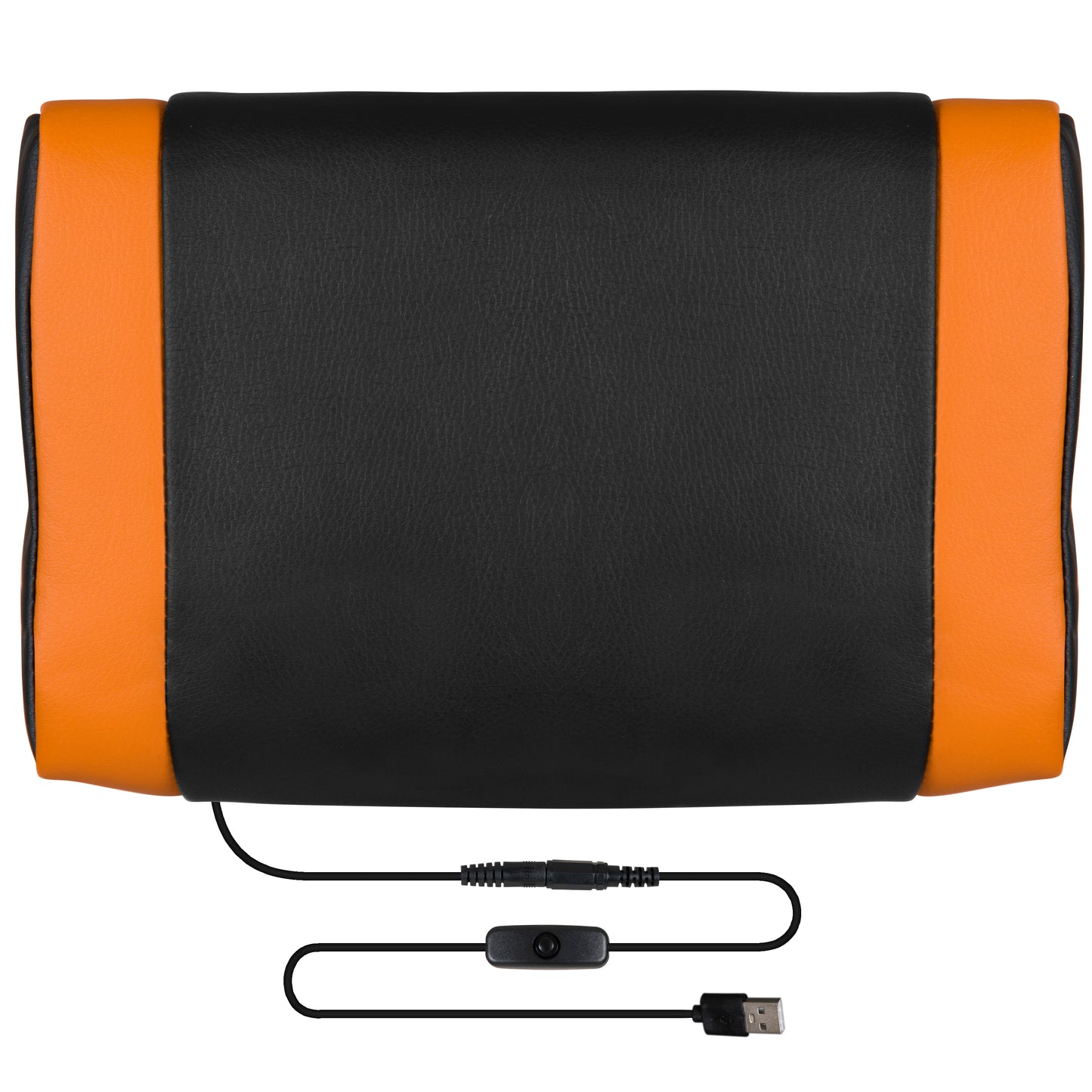 X40 Gaming Chair Racing Ergonomic Computer Chair with Fully Reclining Back/Arms, Slide-Out Footrest, Massaging Lumbar - Black/Orange Black with Orange Trim