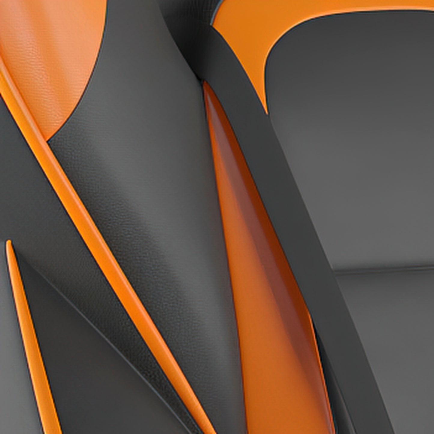 X40 Gaming Chair Racing Computer Chair with Fully Reclining Back/Arms and Transparent Roller Wheels, Slide-Out Footrest, - Black/Orange Black with Orange Trim