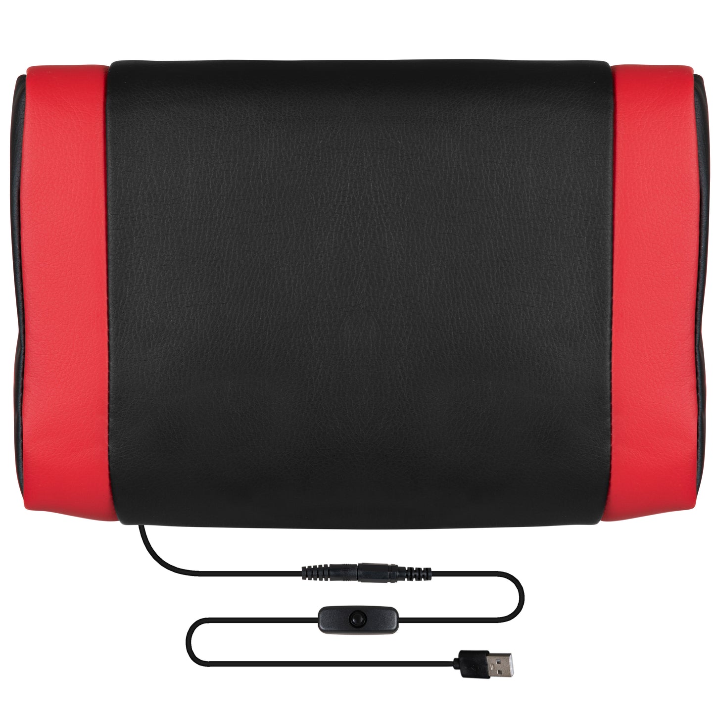 X40 Gaming Chair Racing Ergonomic Computer Chair with Fully Reclining Back/Arms, Slide-Out Footrest, Massaging Lumbar - Red Black with Red Trim