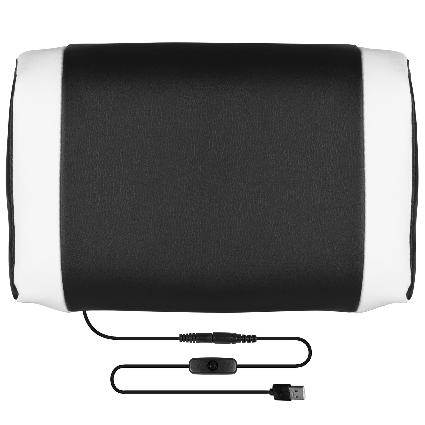 X40 Gaming Chair Racing Ergonomic Computer Chair with Fully Reclining Back/Arms, Slide-Out Footrest, Massaging Lumbar - White Black with White Trim