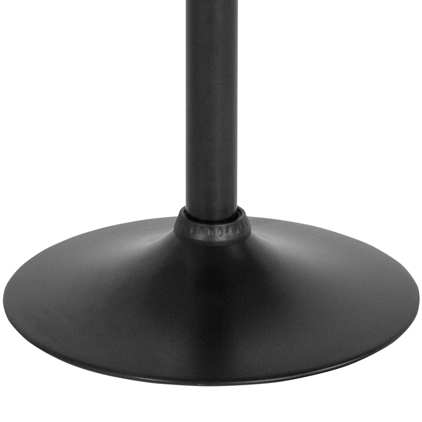 Madrid Series Adjustable Height Retro Barstool in Black Finish Black