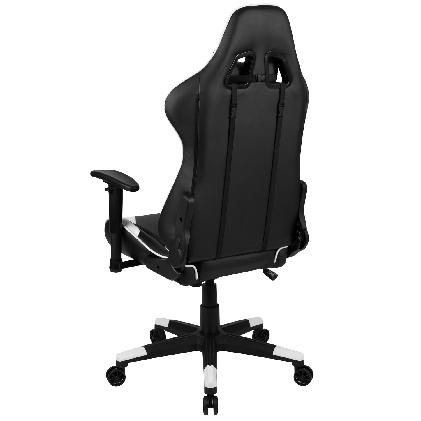 X20 Gaming Chair Racing Office Ergonomic Computer PC Adjustable Swivel Chair with Fully Reclining Back in Black LeatherSoft Black CH-187230-1-BK-GG