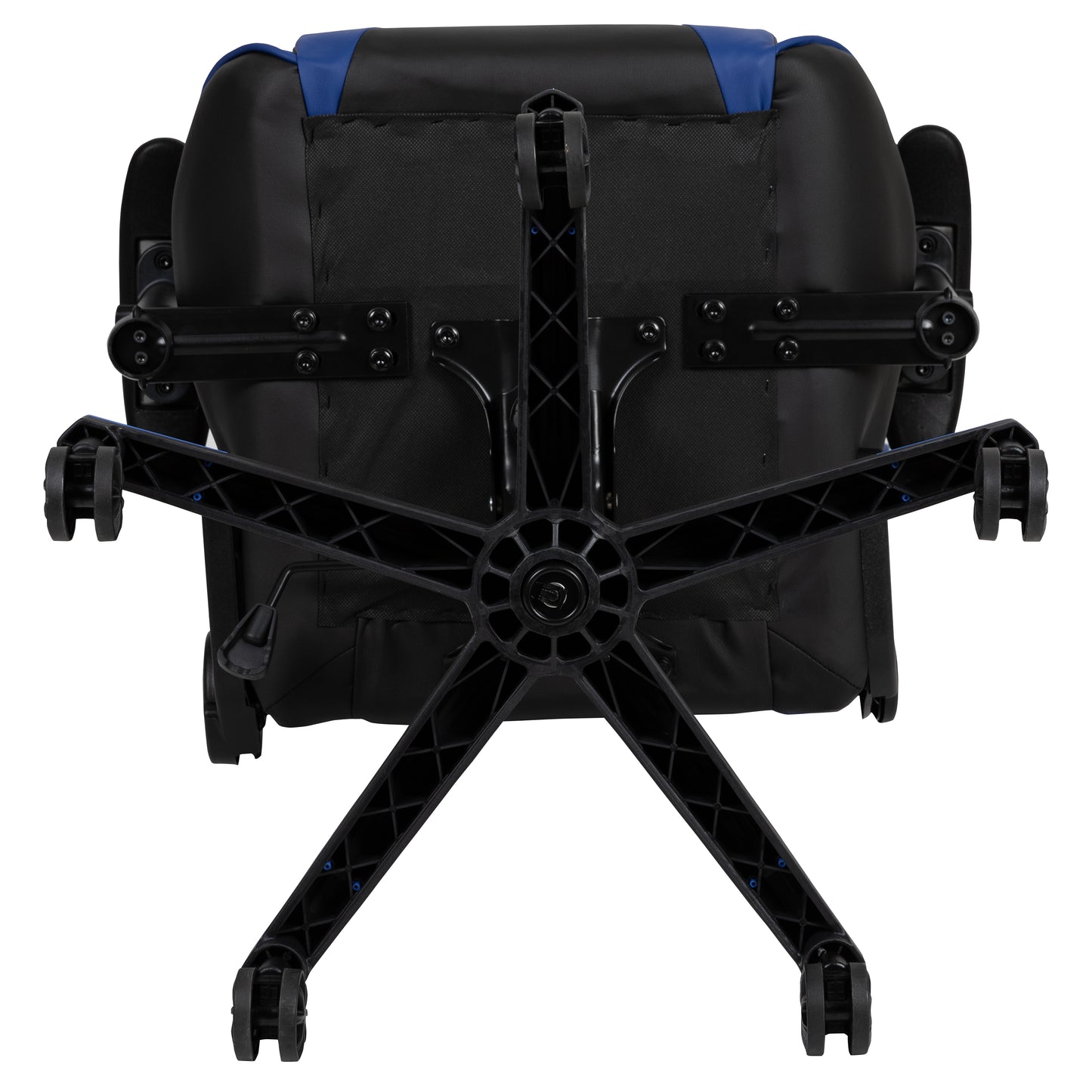 X20 Gaming Chair Racing Office Ergonomic Computer PC Adjustable Swivel Chair with Reclining Back in Blue LeatherSoft Blue