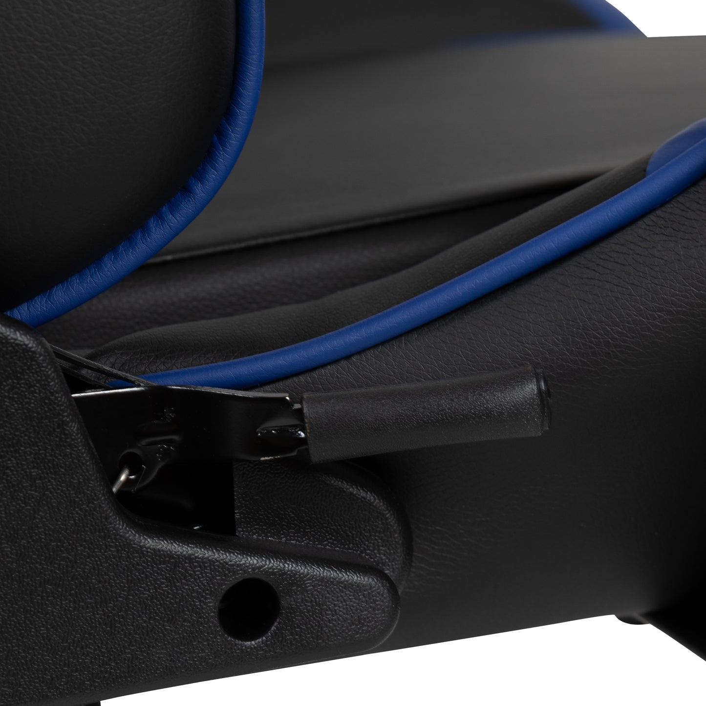 X30 Gaming Chair Racing Office Ergonomic Computer Chair with Reclining Back and Slide-Out Footrest in Blue LeatherSoft Blue
