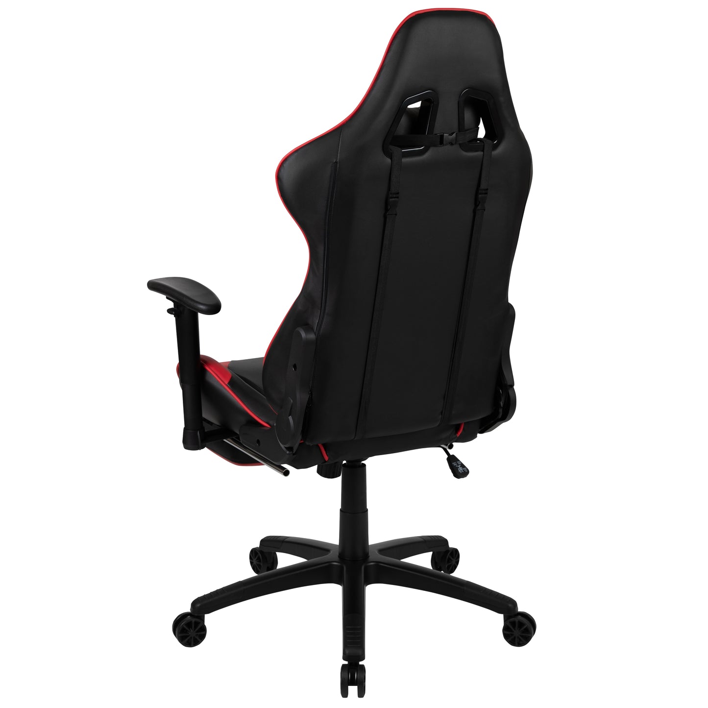 X30 Gaming Chair Racing Office Ergonomic Computer Chair with Fully Reclining Back and Slide-Out Footrest in Red LeatherSoft Red