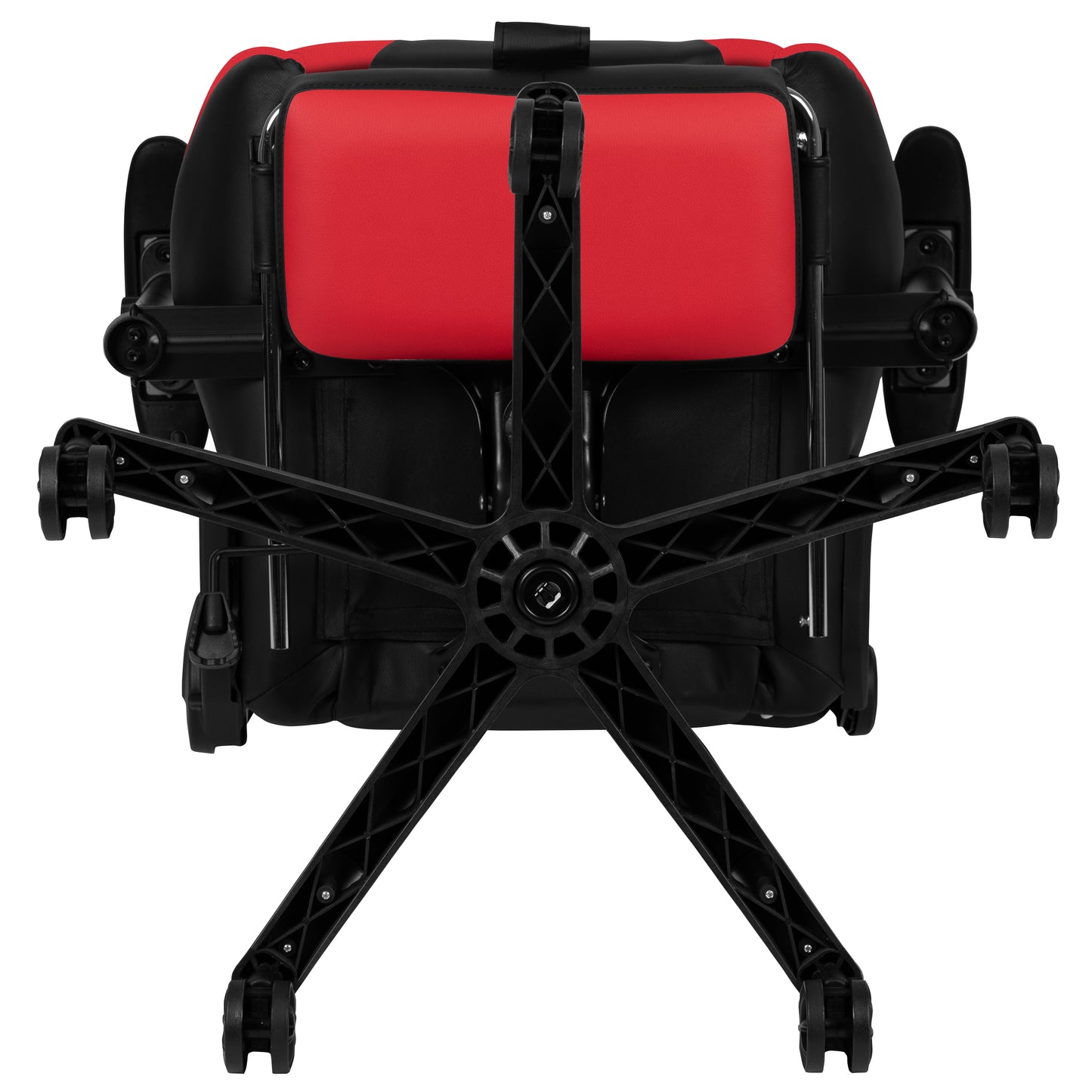 X30 Gaming Chair Racing Office Ergonomic Computer Chair with Fully Reclining Back and Slide-Out Footrest in Red LeatherSoft Red
